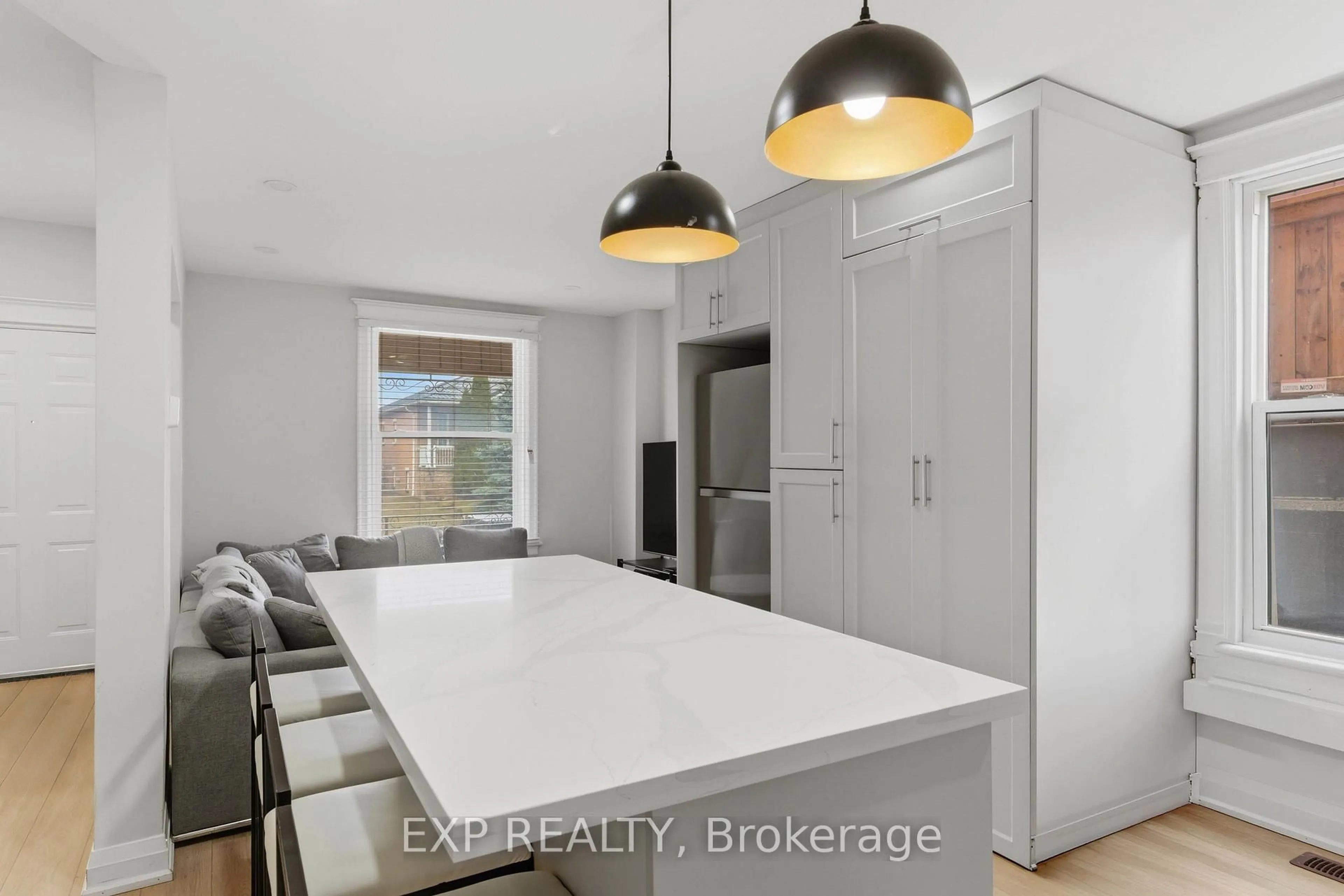 Contemporary kitchen, ceramic/tile floor for 191 Queen Street North St, Hamilton Ontario L8R 2W2