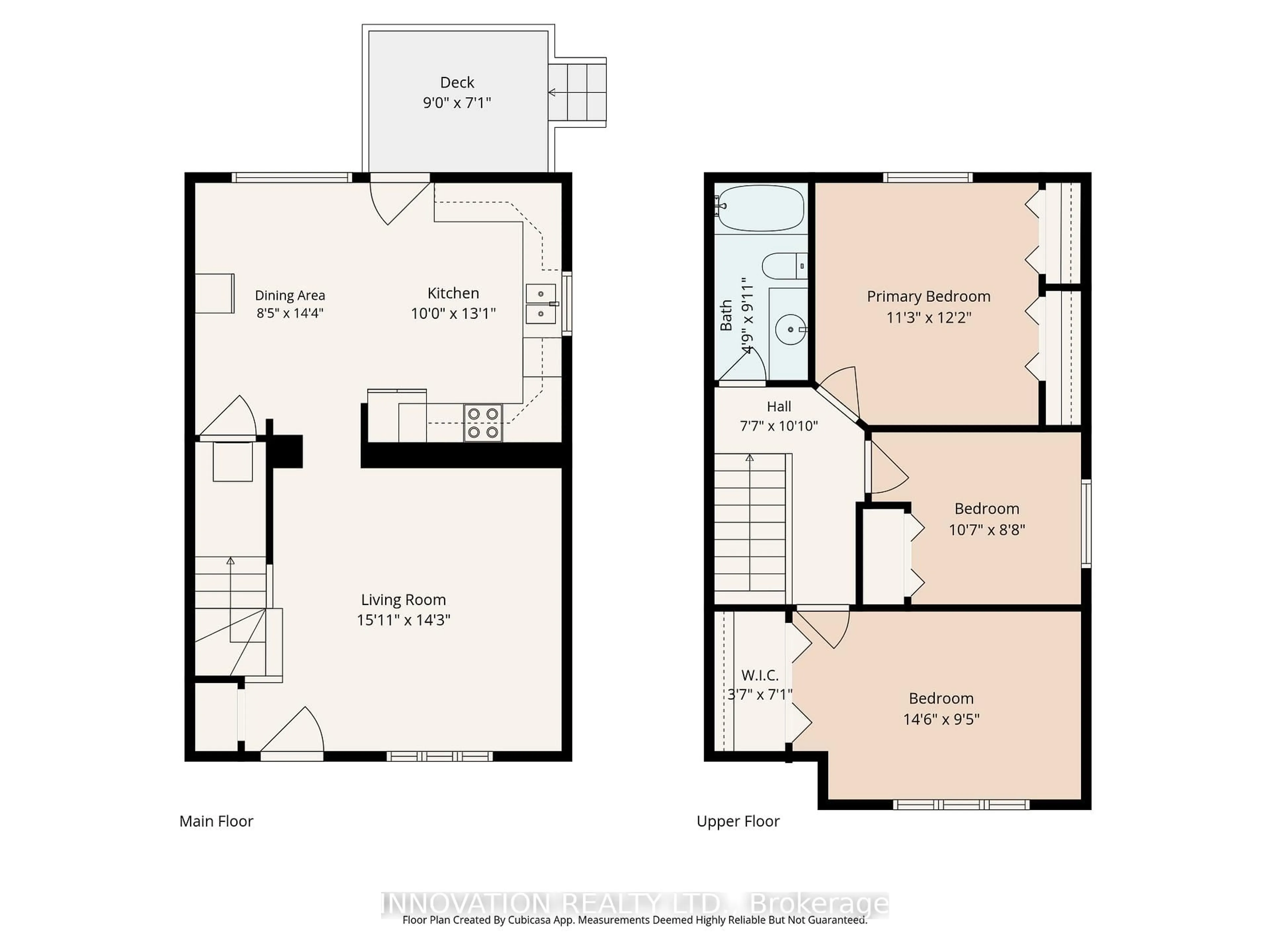 Floor plan for 19 Thomas St, Smiths Falls Ontario K7A 3E3