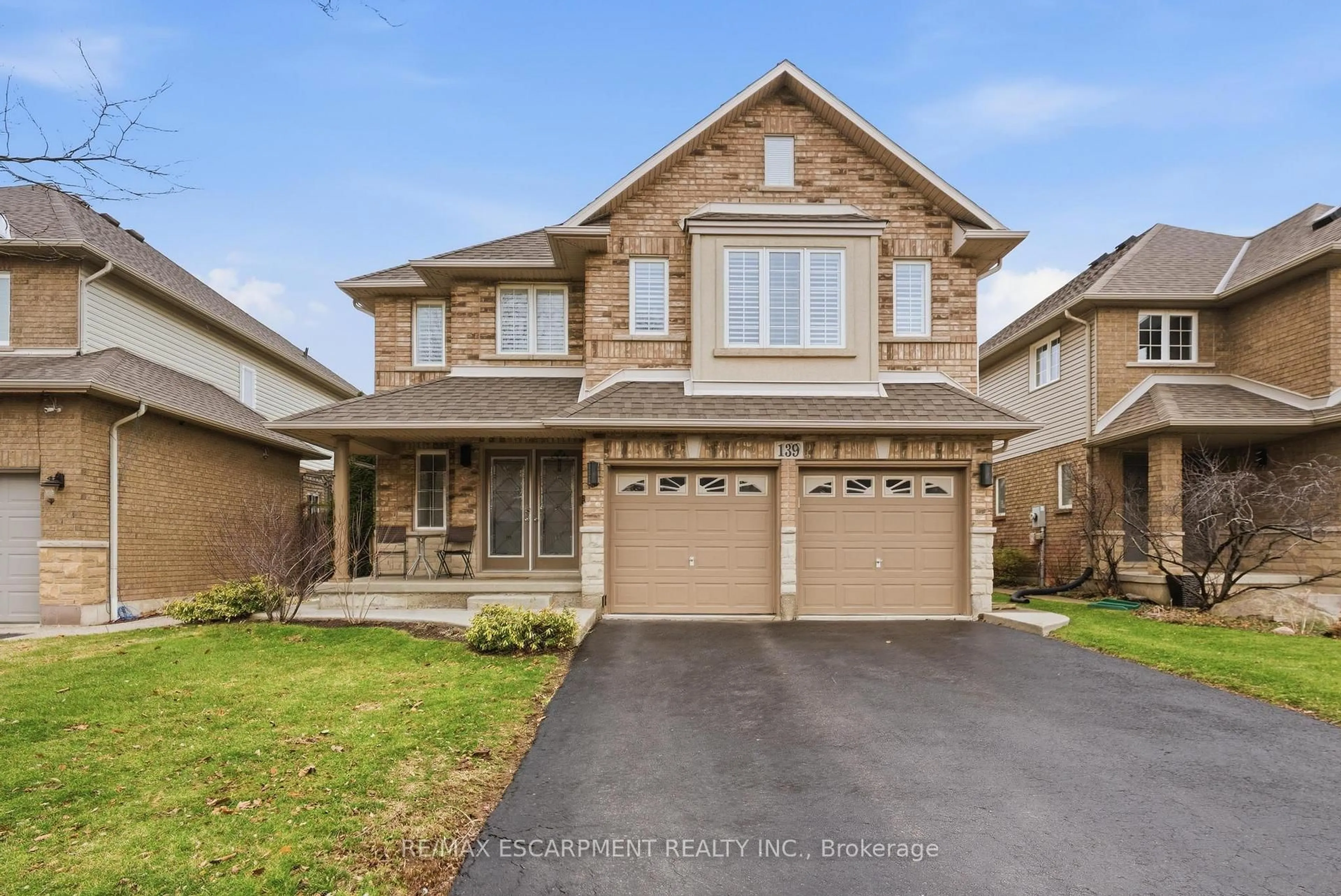 Home with brick exterior material, street for 139 BOCELLI Cres, Hamilton Ontario L0R 1P0