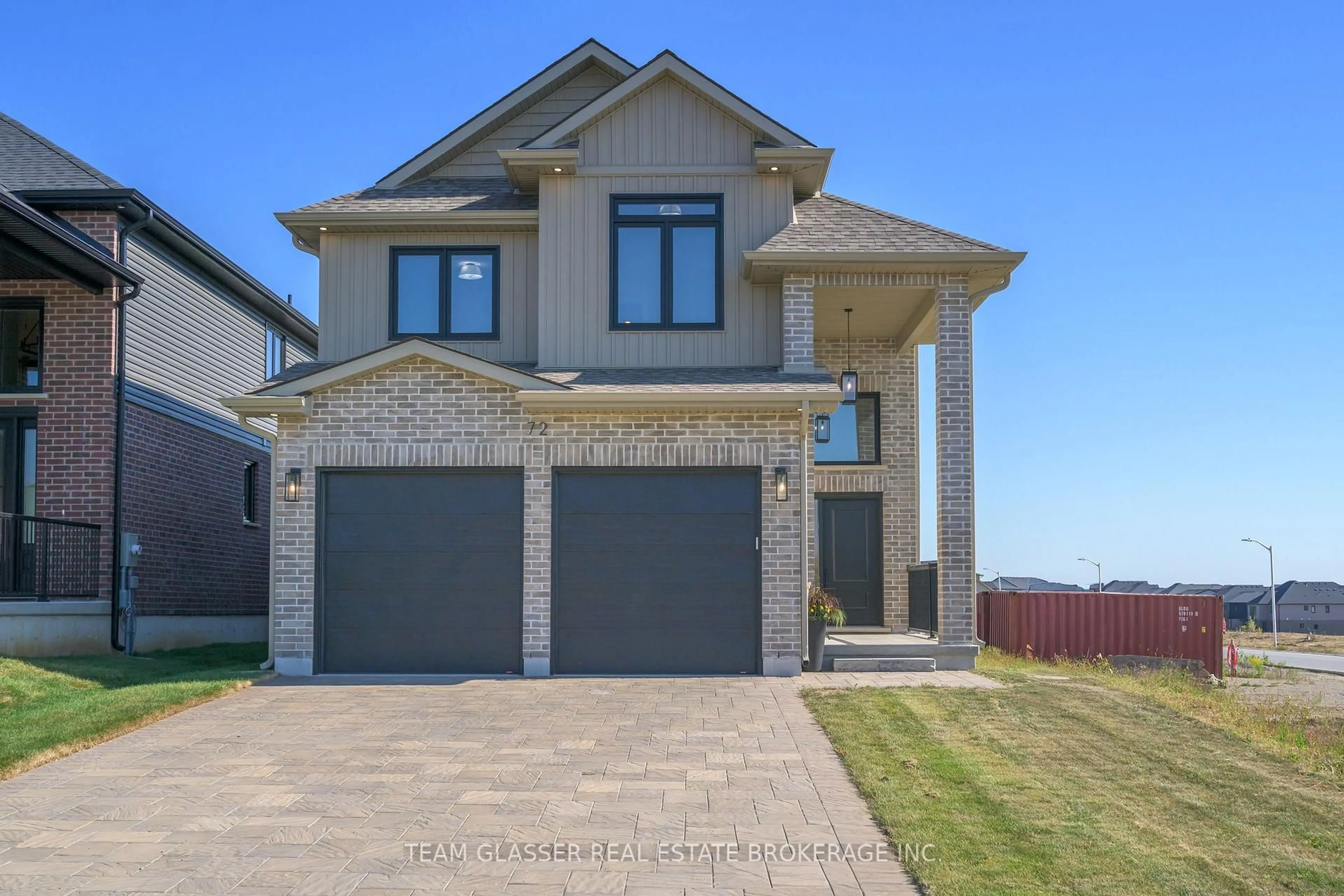 Home with brick exterior material, street for 72 ALLISTER Dr, Middlesex Centre Ontario N0L 1R0