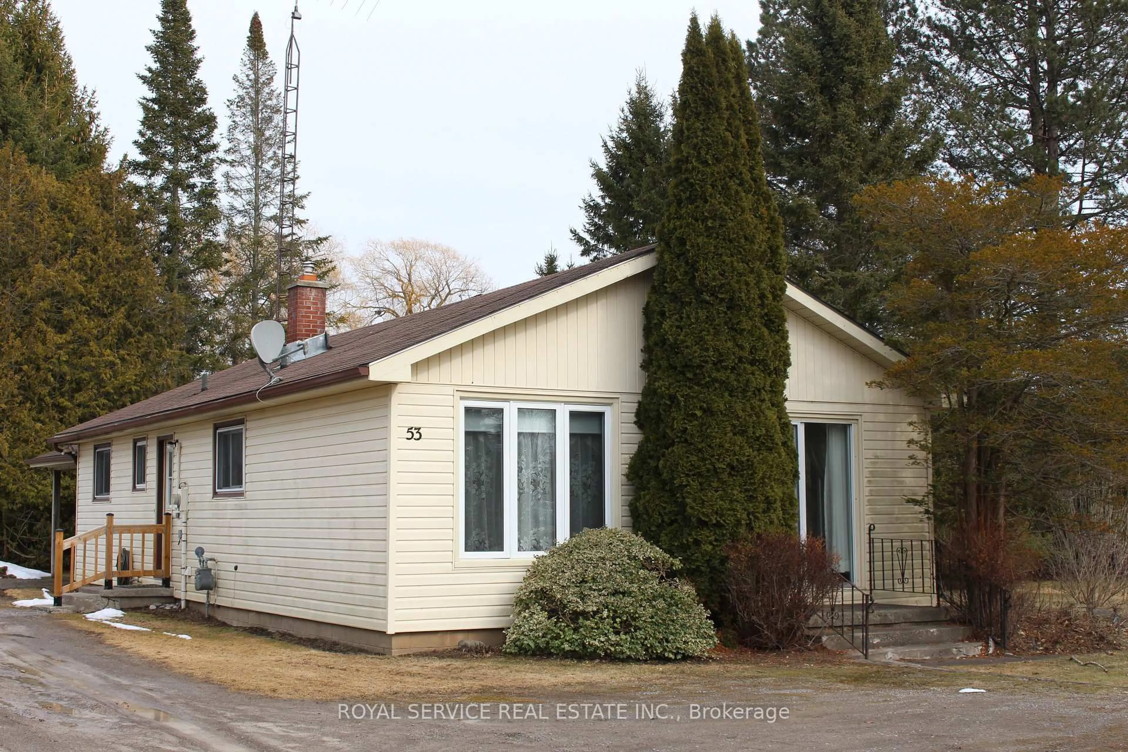 Home with vinyl exterior material, street for 53 Victoria St, Cramahe Ontario K0K 1S0