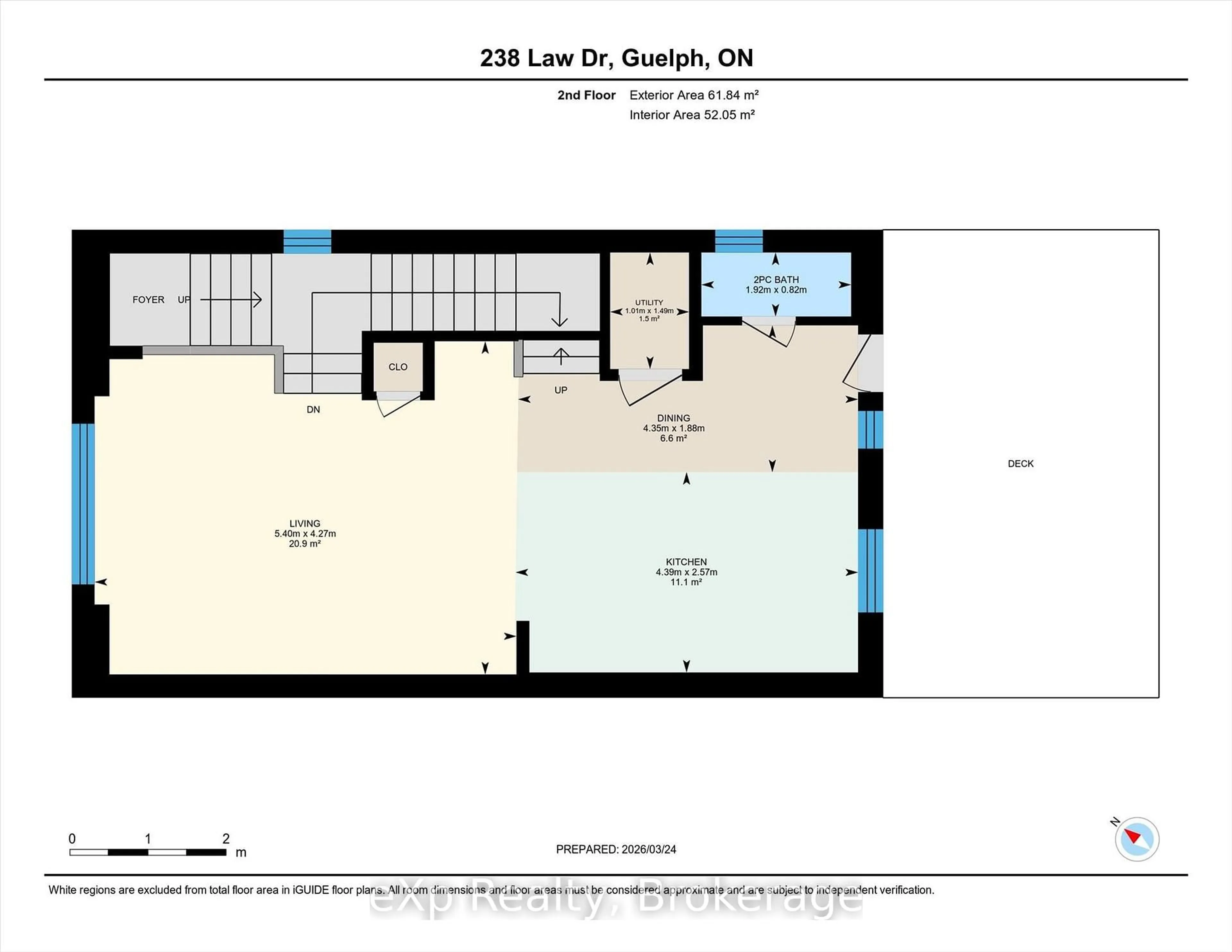Floor plan for 238 Law Dr, Guelph Ontario N1E 0P6