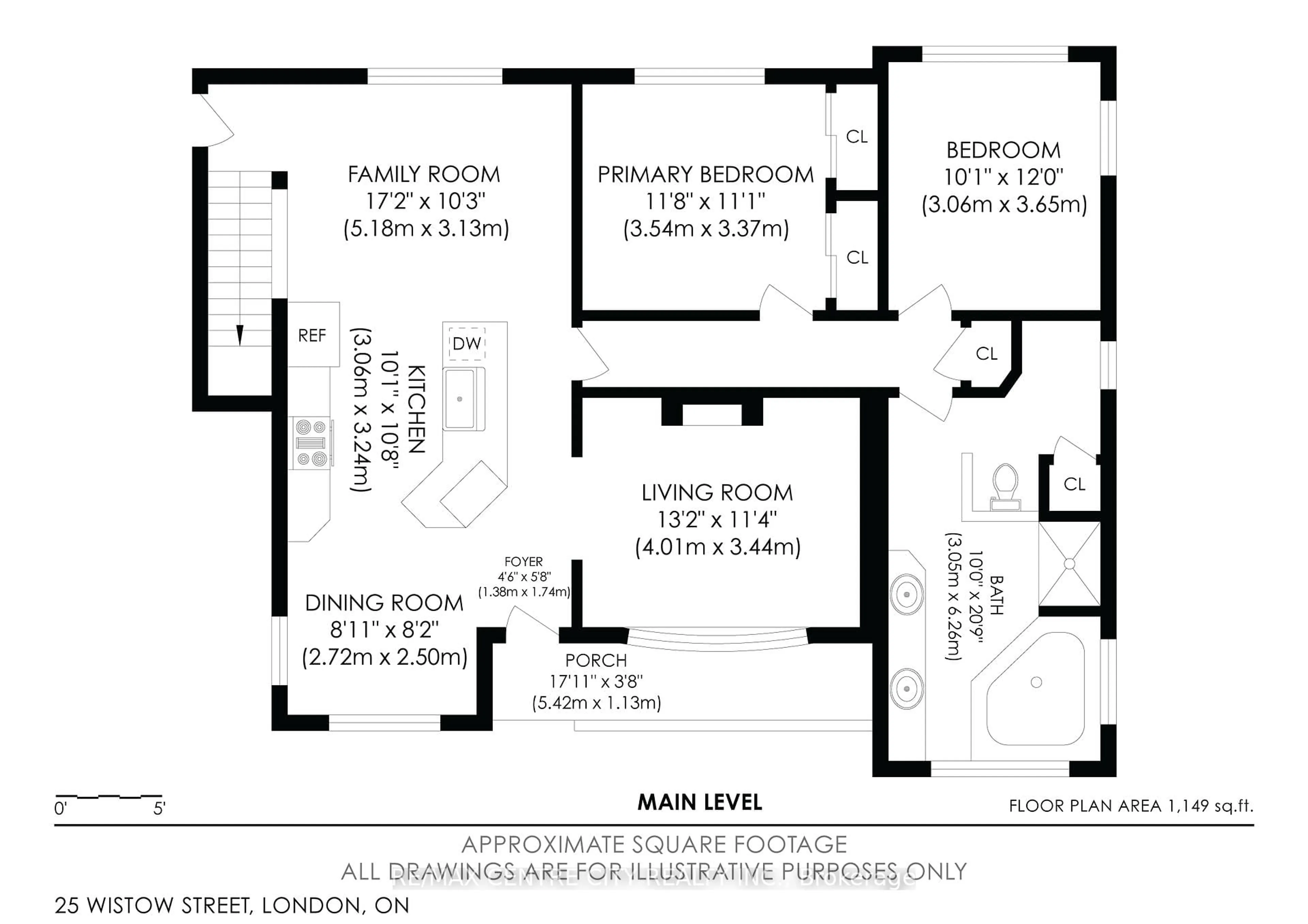 Floor plan for 25 Wistow St, London East Ontario N5Y 1C9