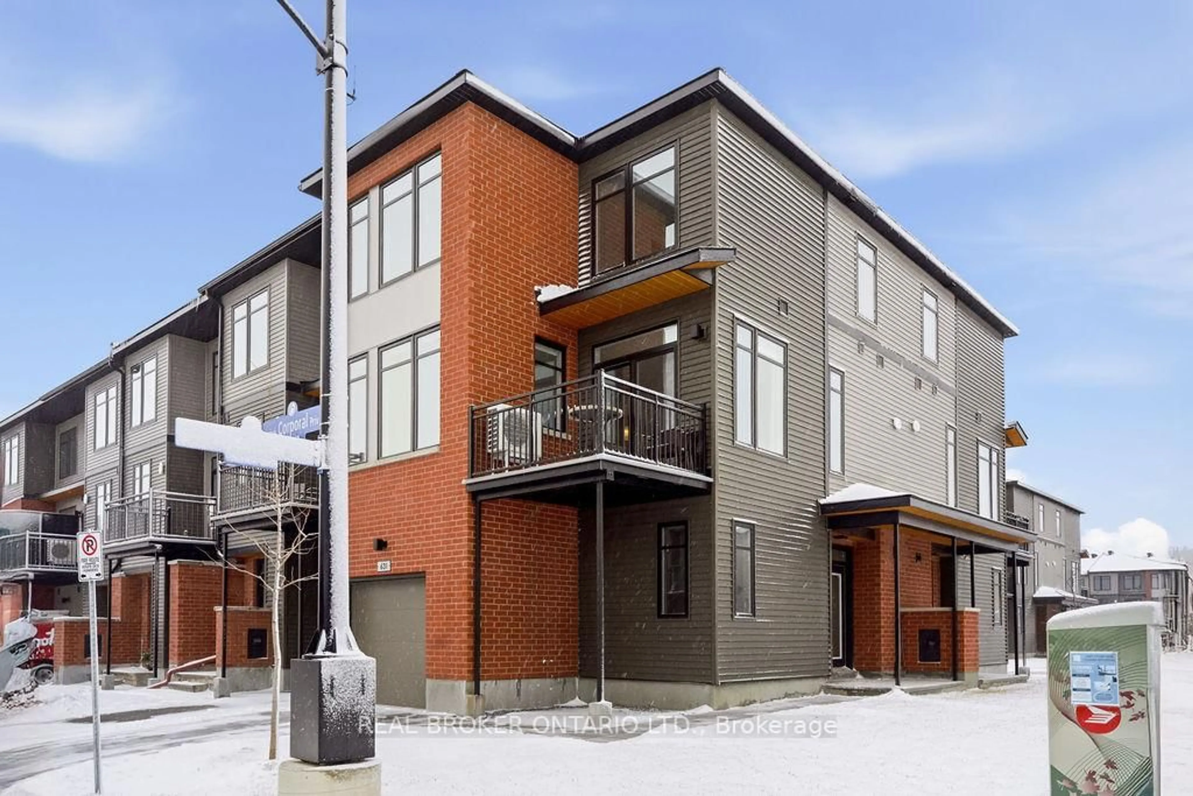 Home with brick exterior material, street for 631 Corporal Private, Ottawa Ontario K1X 0M7