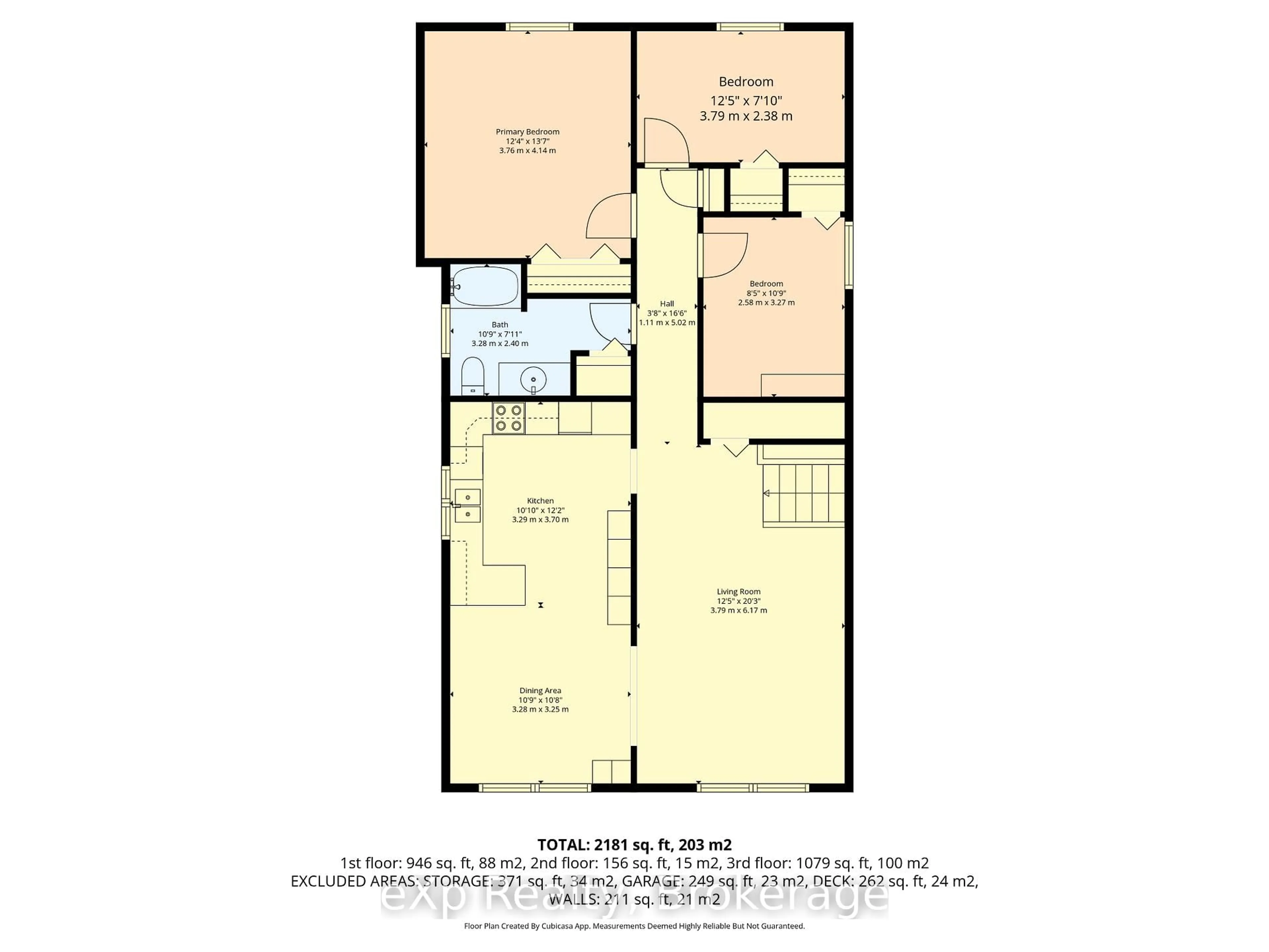 Floor plan for 407 Durham St, Wellington North Ontario N0G 2L2