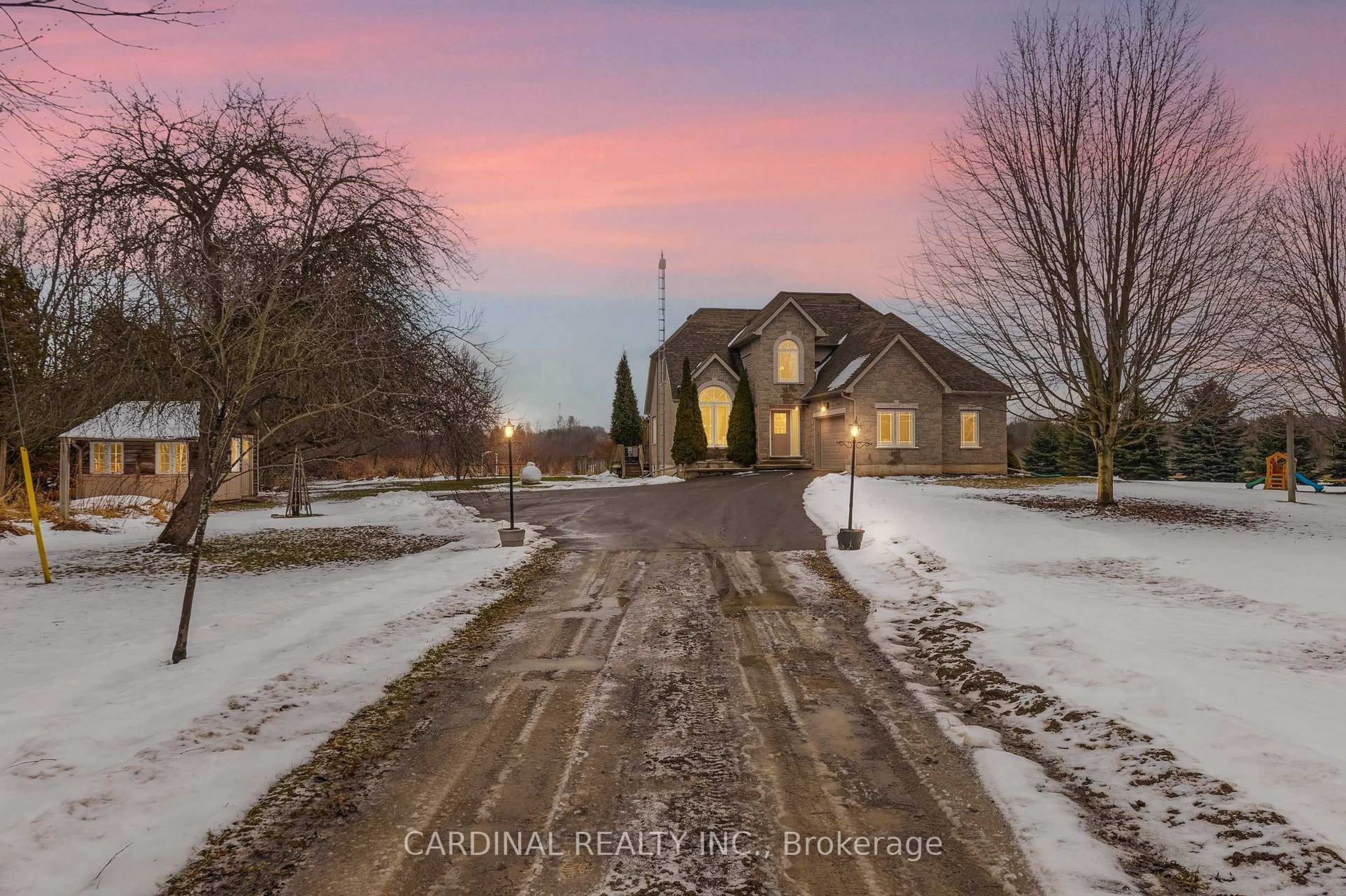 A pic from outside/outdoor area/front of a property/back of a property/a pic from drone, street for 241 Archer Rd, Alnwick/Haldimand Ontario K9A 4J8