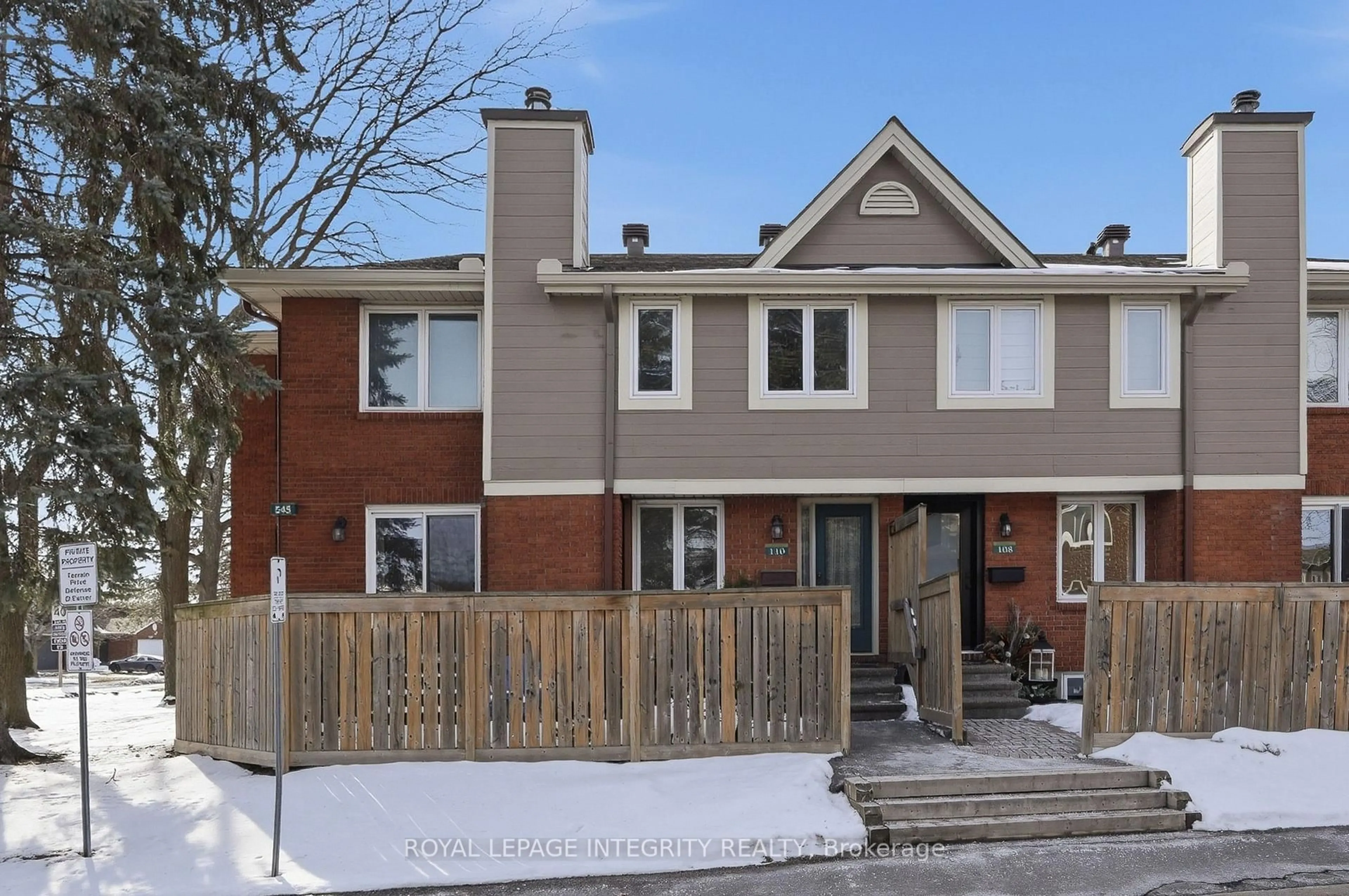 Home with brick exterior material, street for 545 Canteval Terr #110, Ottawa Ontario K4A 2E4