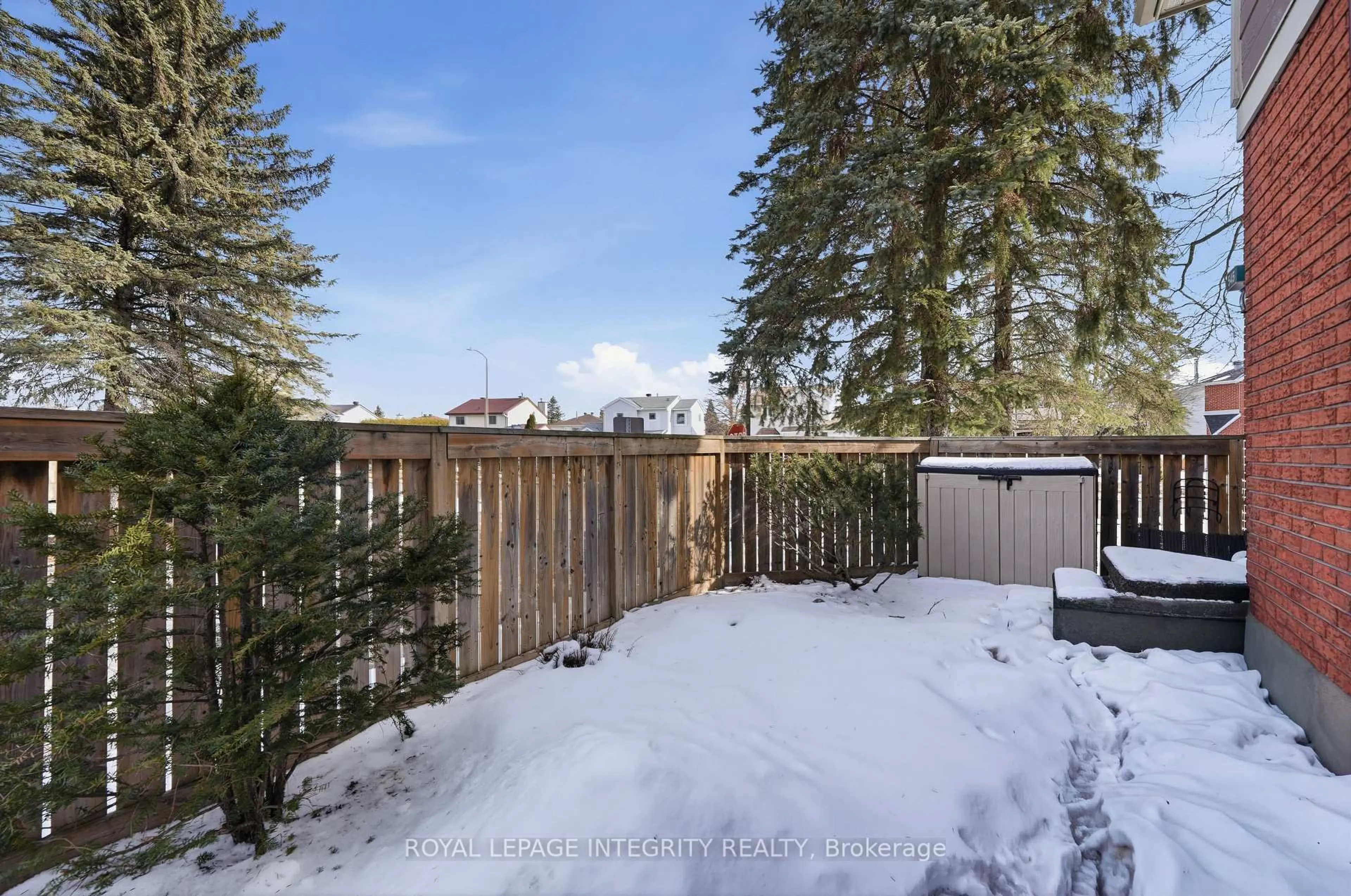 A pic from outside/outdoor area/front of a property/back of a property/a pic from drone, forest/trees view for 545 Canteval Terr #110, Ottawa Ontario K4A 2E4