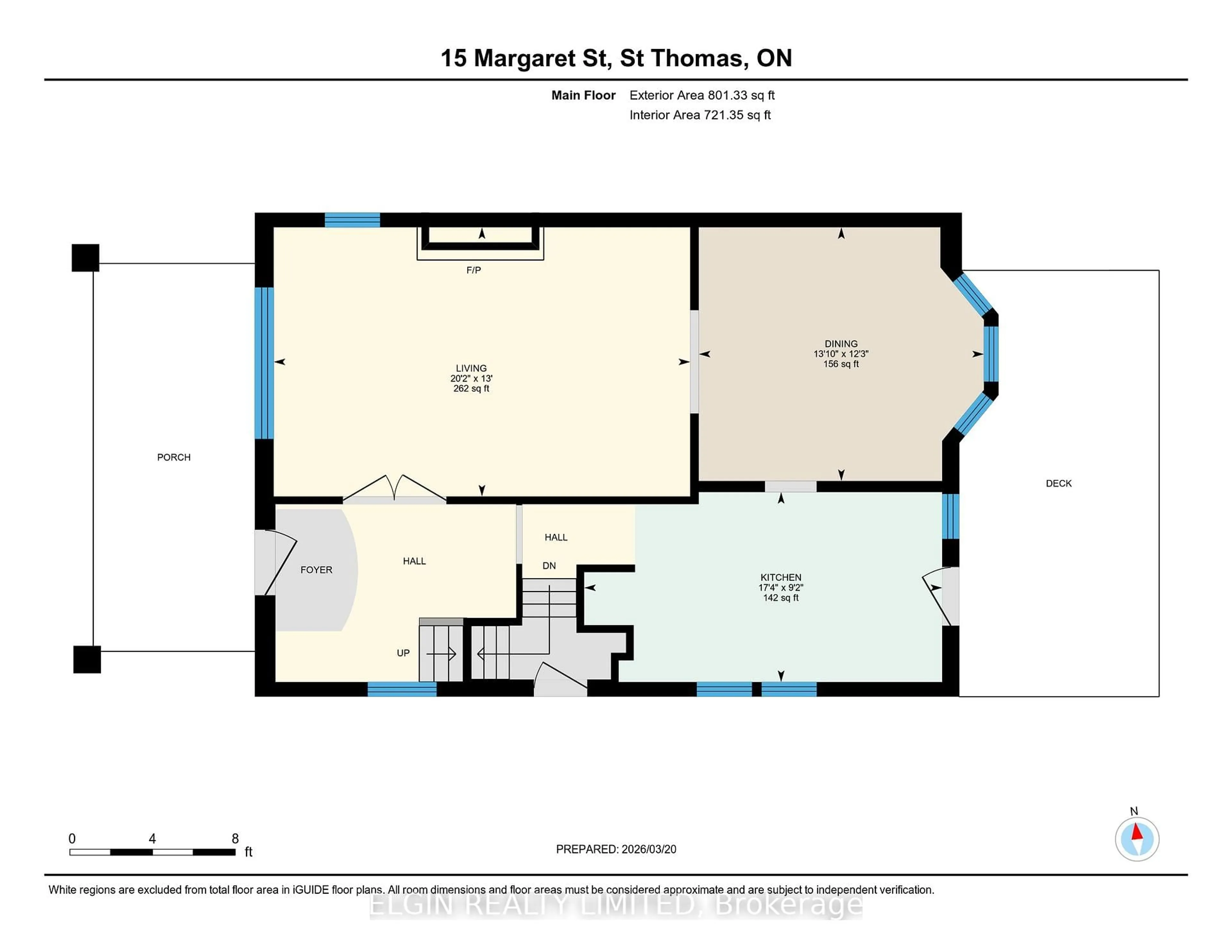 Floor plan for 15 Margaret St, St. Thomas Ontario N5R 3H6
