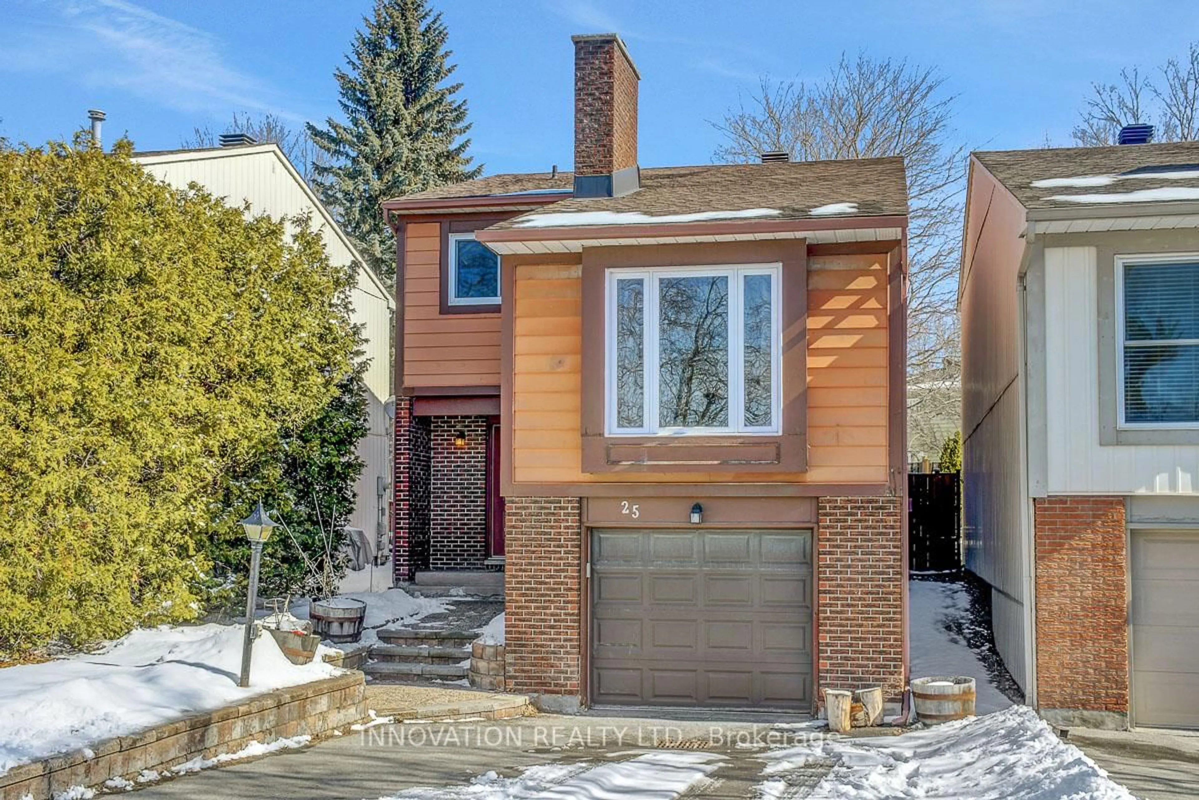 Home with brick exterior material, street for 25 Equestrian Dr, Ottawa Ontario K2M 1B8