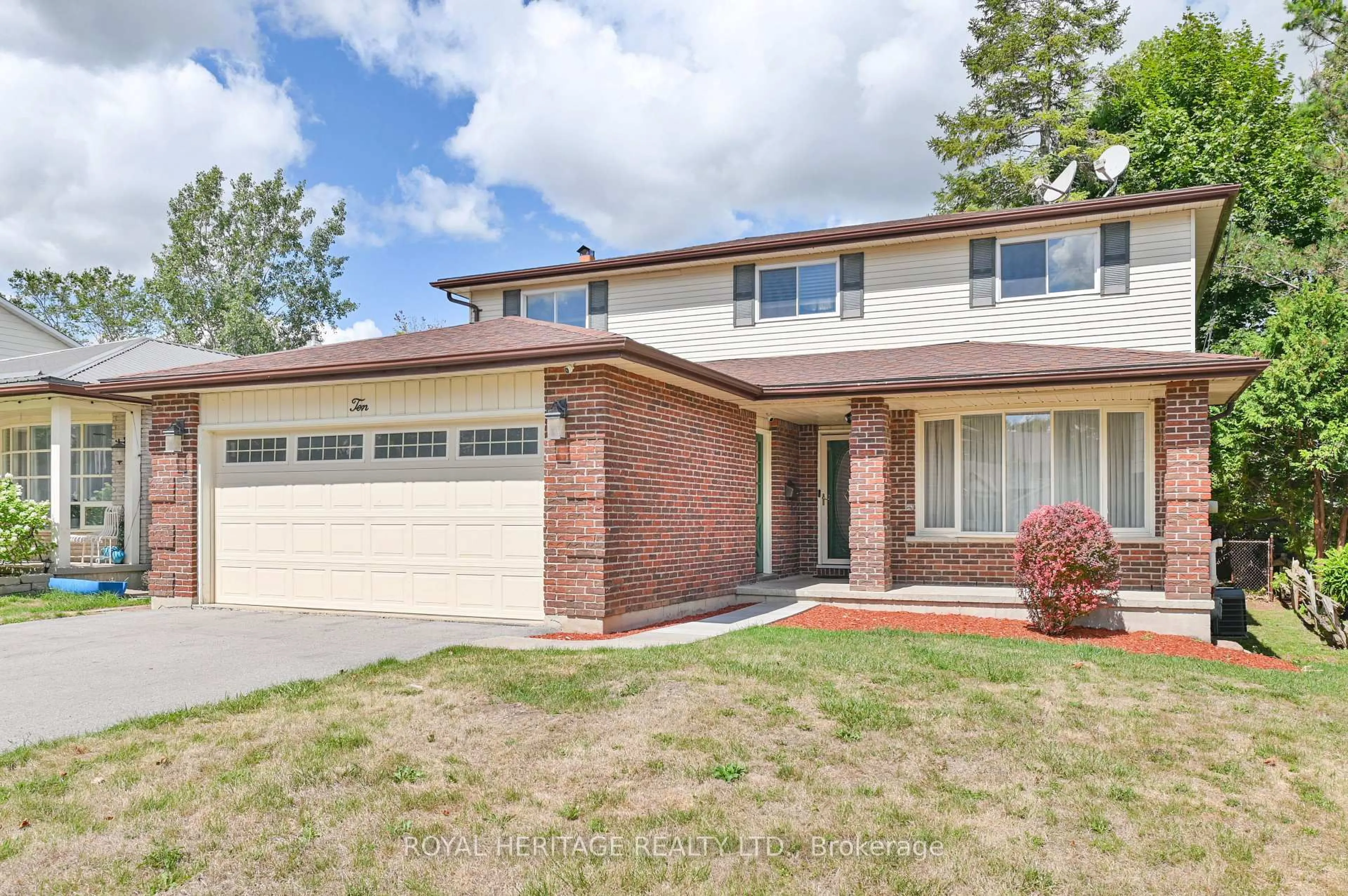 Home with brick exterior material, street for 10 Briarwood Cres, Belleville Ontario K8N 5J7