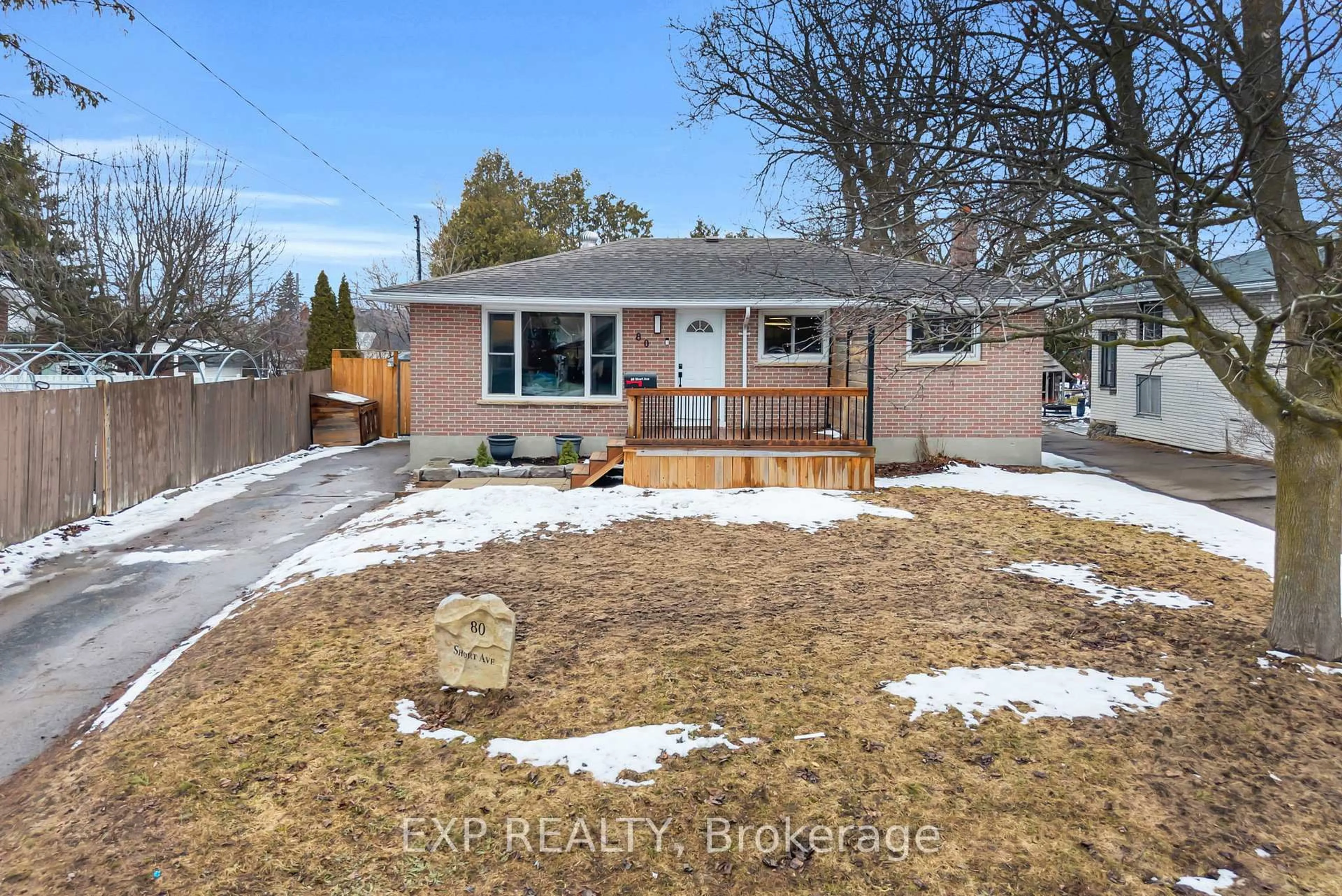 A pic from outside/outdoor area/front of a property/back of a property/a pic from drone, street for 80 Short Ave, Kawartha Lakes Ontario K9V 1J0