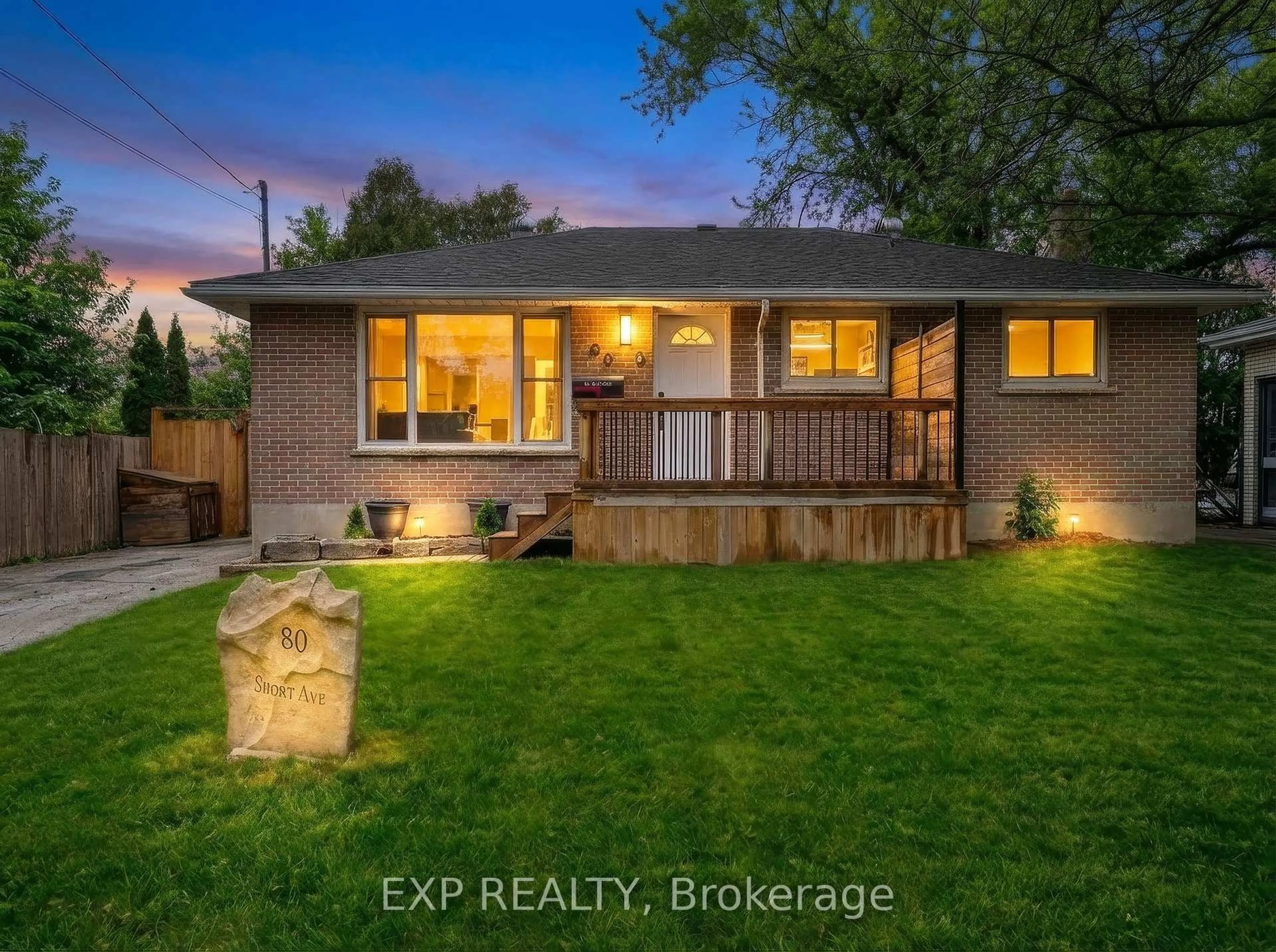 A pic from outside/outdoor area/front of a property/back of a property/a pic from drone, street for 80 Short Ave, Kawartha Lakes Ontario K9V 1J0