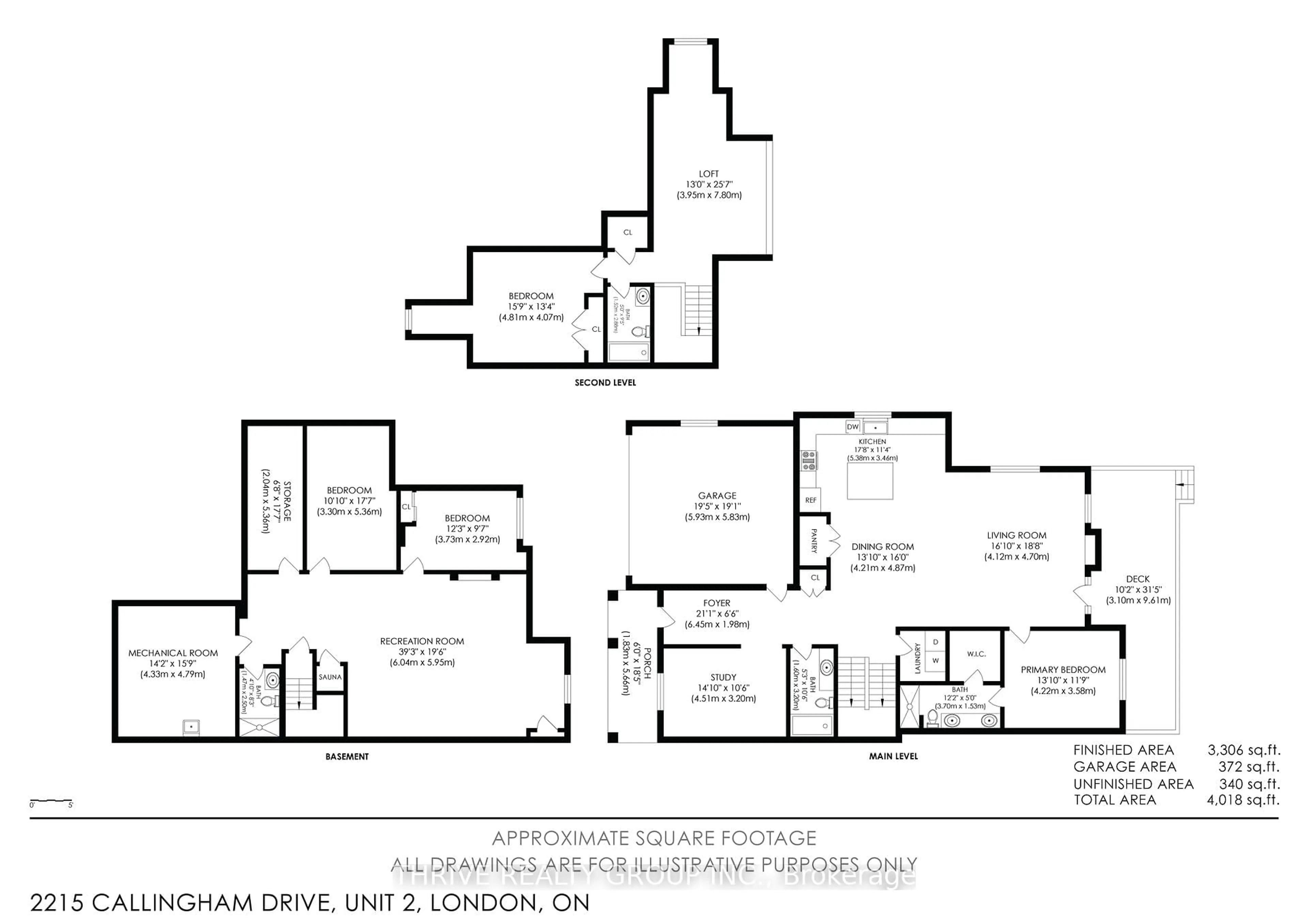 Floor plan for 2215 Callingham Dr, London North Ontario N6G 0P1