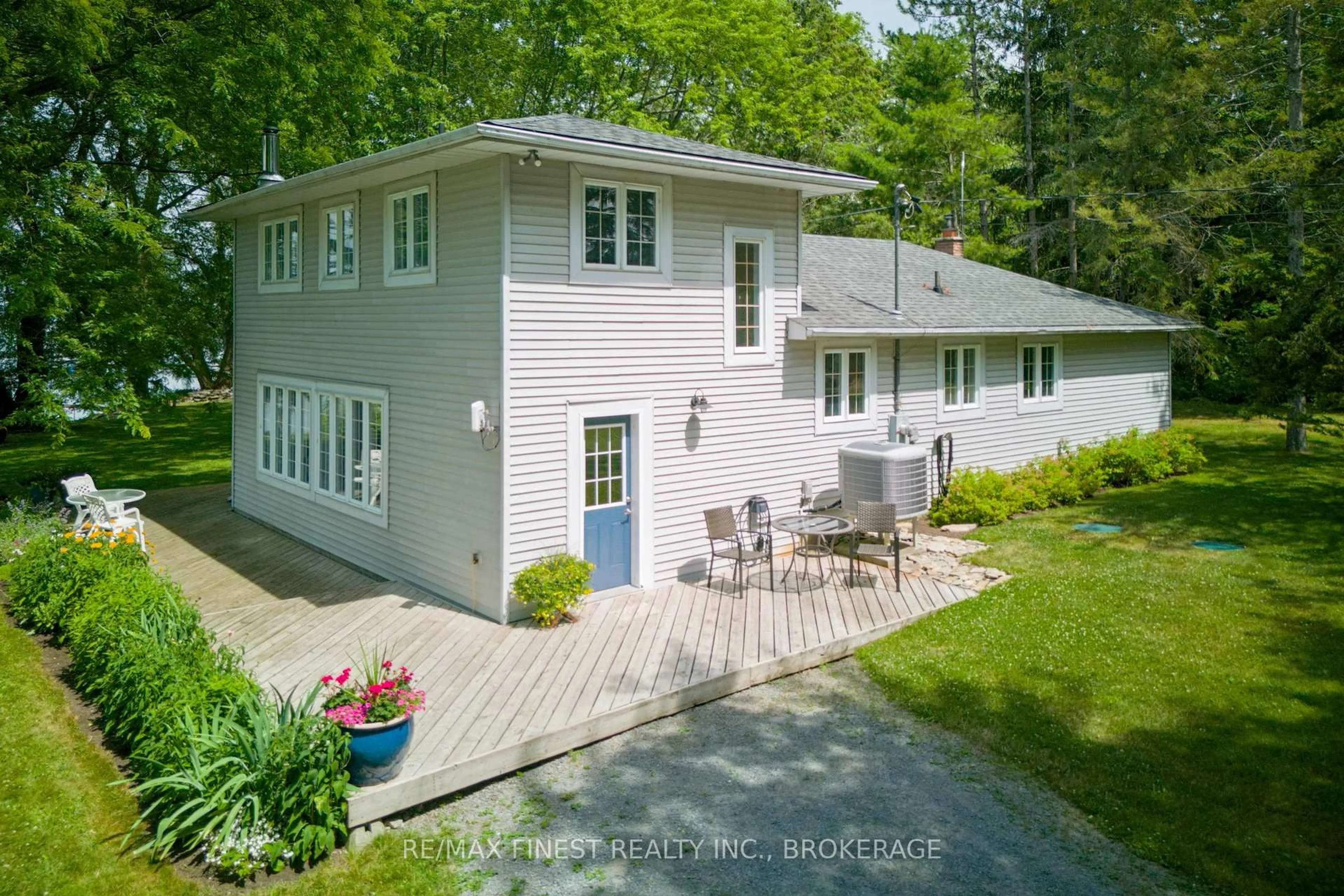 A pic from outside/outdoor area/front of a property/back of a property/a pic from drone, unknown for 120 Drumgoole Lane, Stella Ontario K0H 2S0