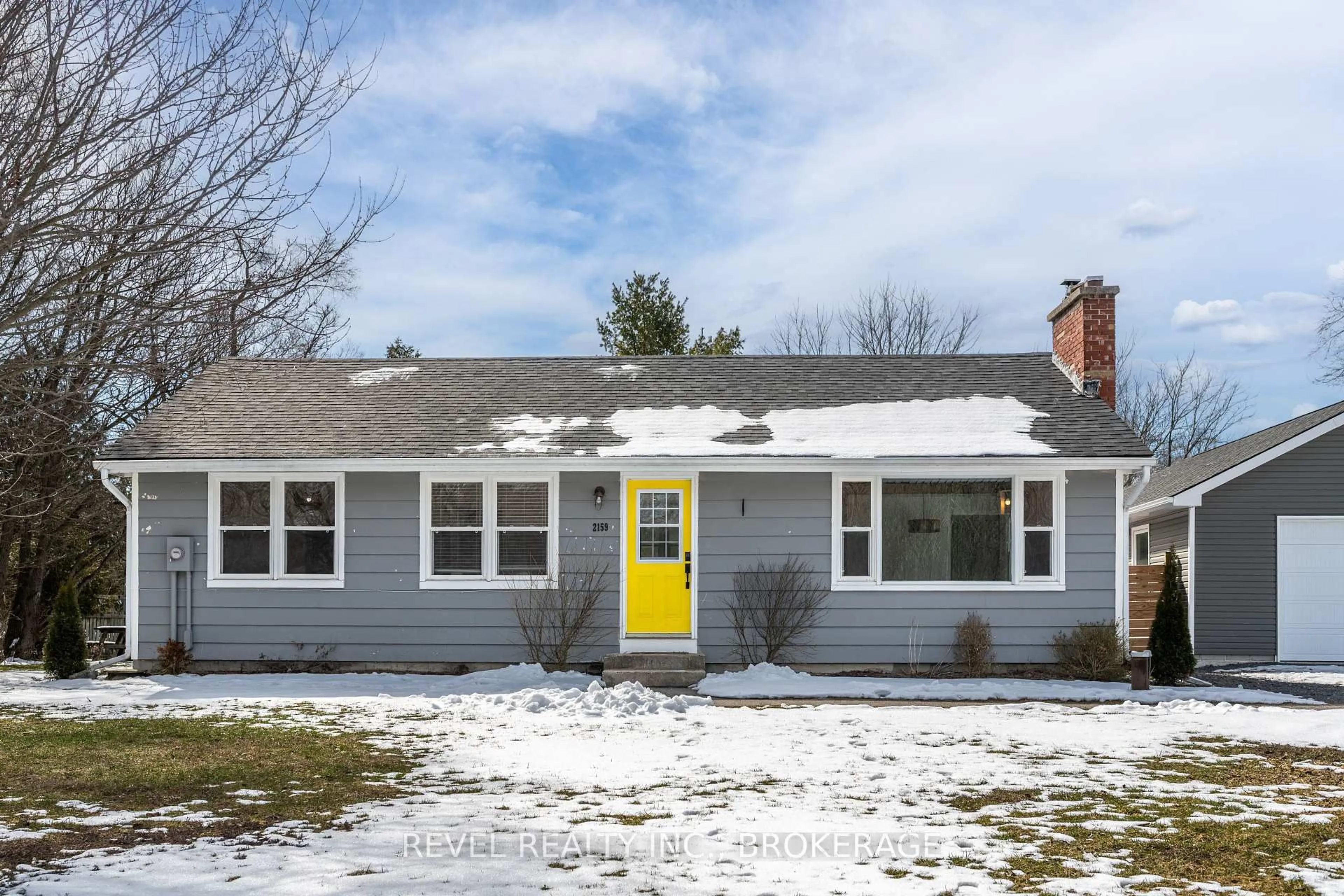 Home with vinyl exterior material, street for 2159 Bur Brook Rd, Kingston Ontario K7P 2Y7