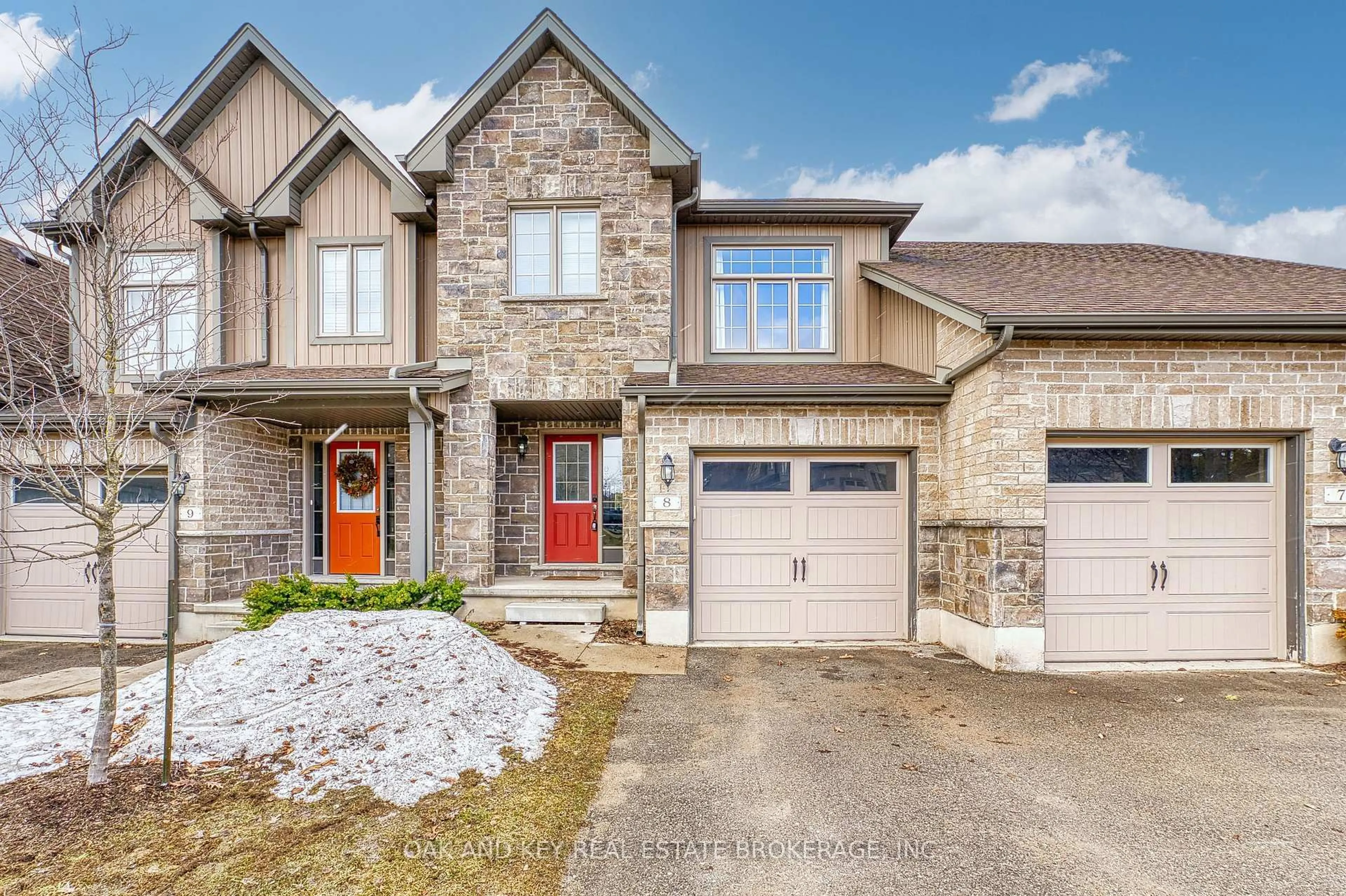 Home with brick exterior material, street for 55 Harrison St #8, Stratford Ontario N5A 0C9