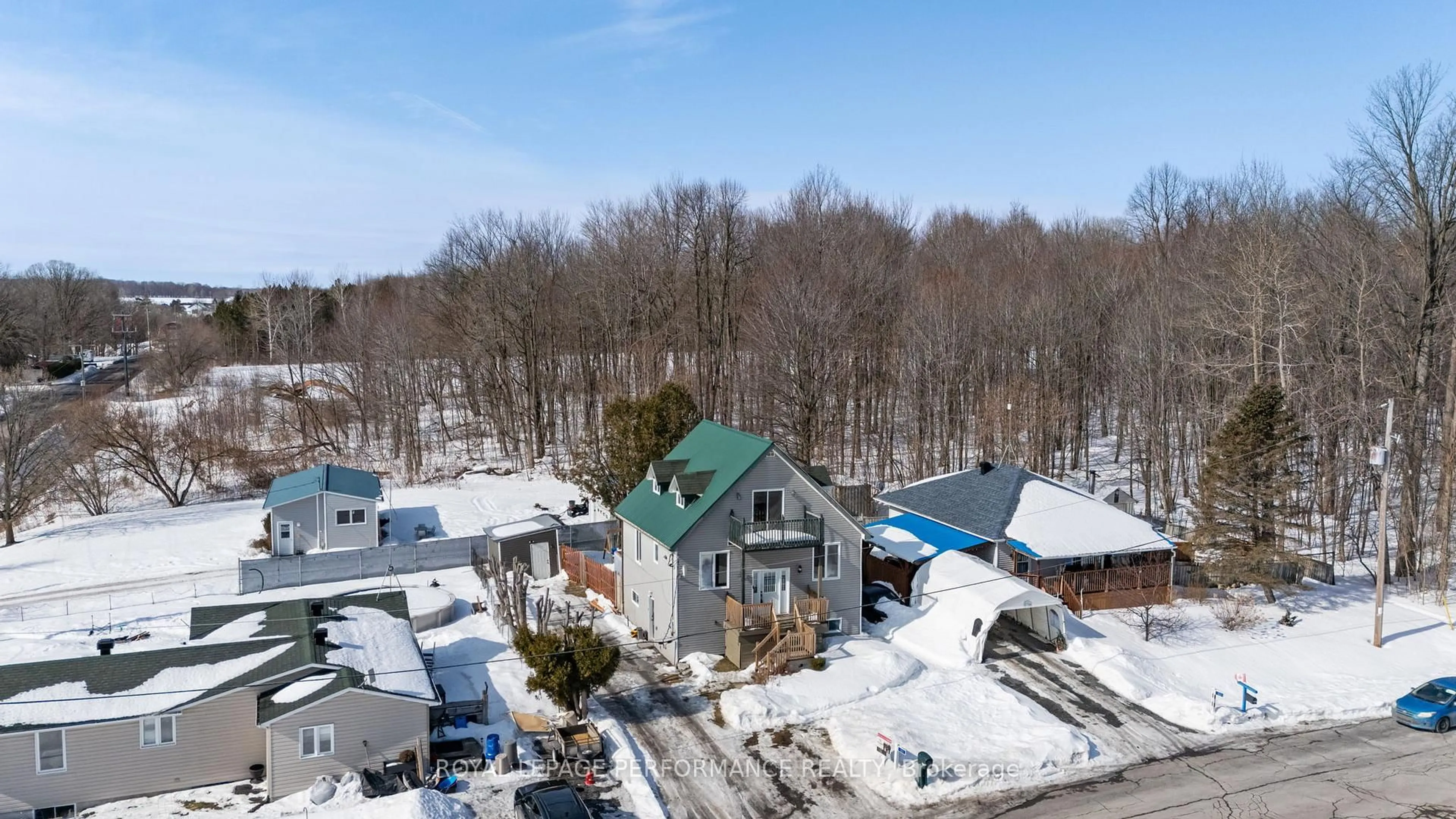 A pic from outside/outdoor area/front of a property/back of a property/a pic from drone, mountain view for 861 Louis Ernest Rd, The Nation Ontario K0A 1M0