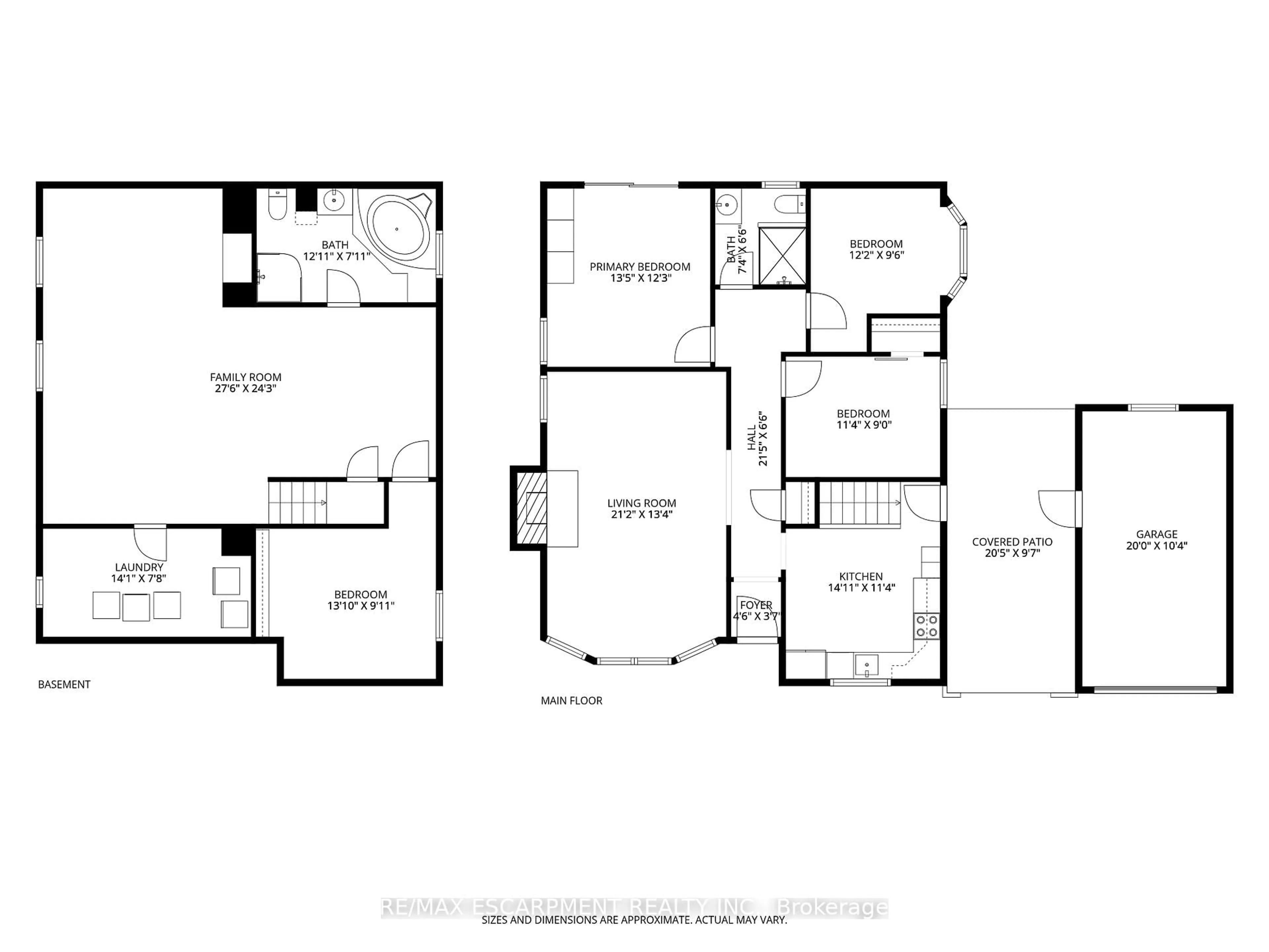 Floor plan for 38 Parker Ave, Hamilton Ontario L9G 1A7
