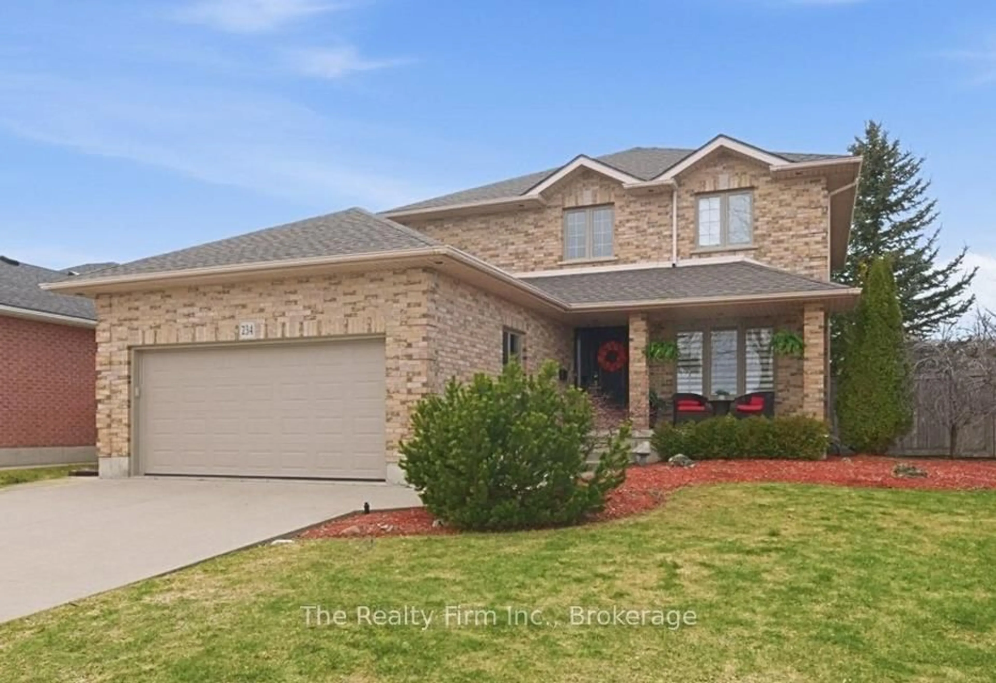 Home with brick exterior material, street for 234 Ferguson Dr, Woodstock Ontario N4V 1B3