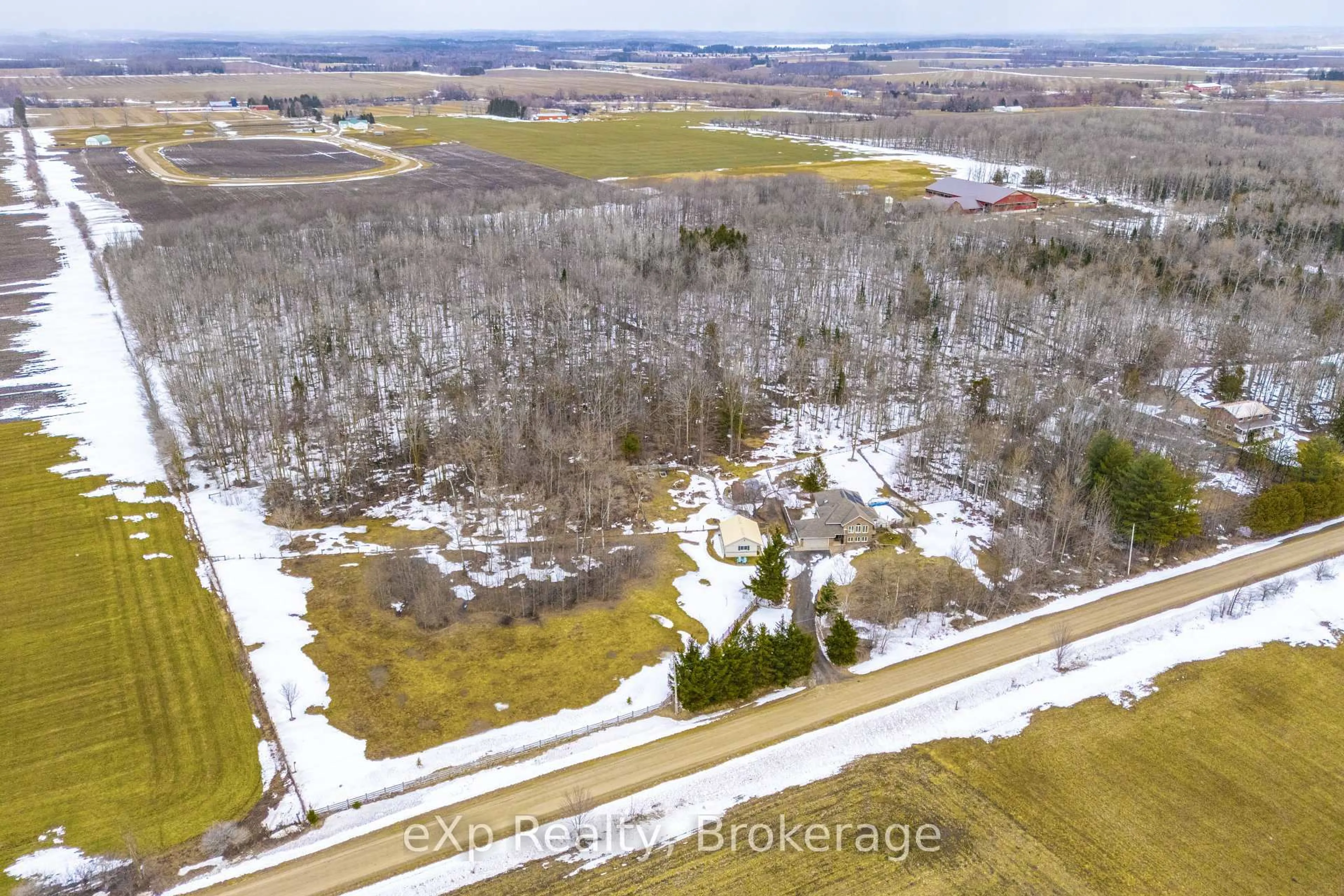 A pic from outside/outdoor area/front of a property/back of a property/a pic from drone, water/lake/river/ocean view for 6737 Jones Baseline, Centre Wellington Ontario N1M 2W4