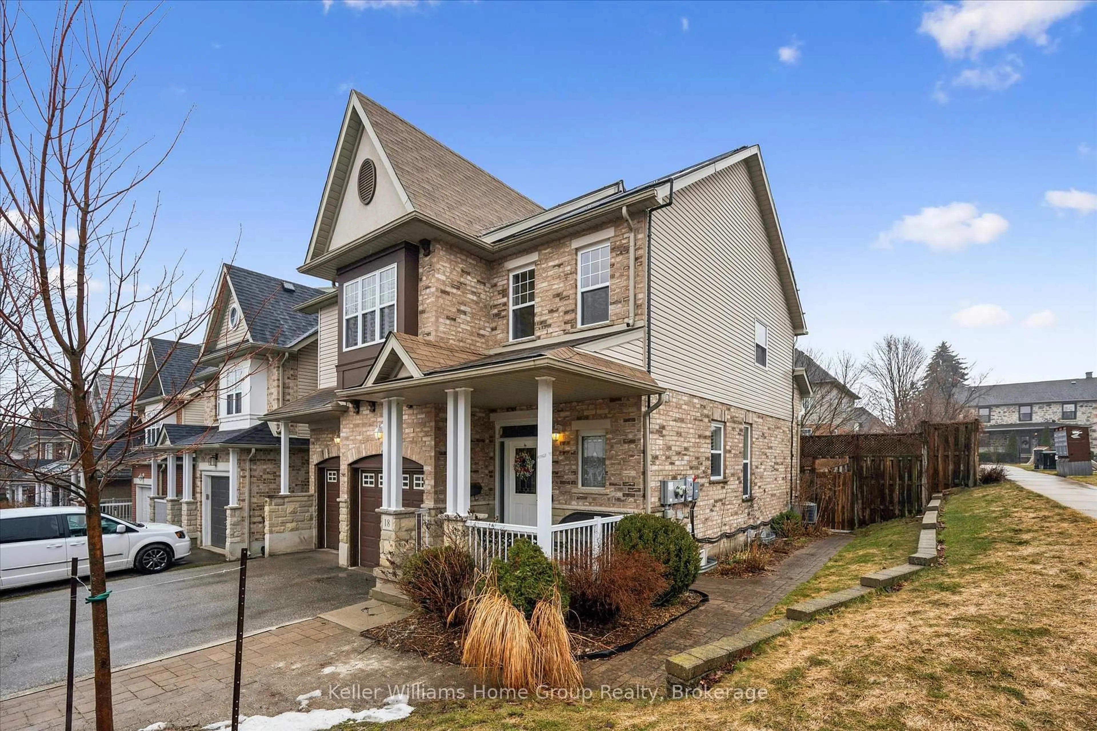 Home with brick exterior material, street for 18 Geddes Cres, Guelph Ontario N1G 5K7