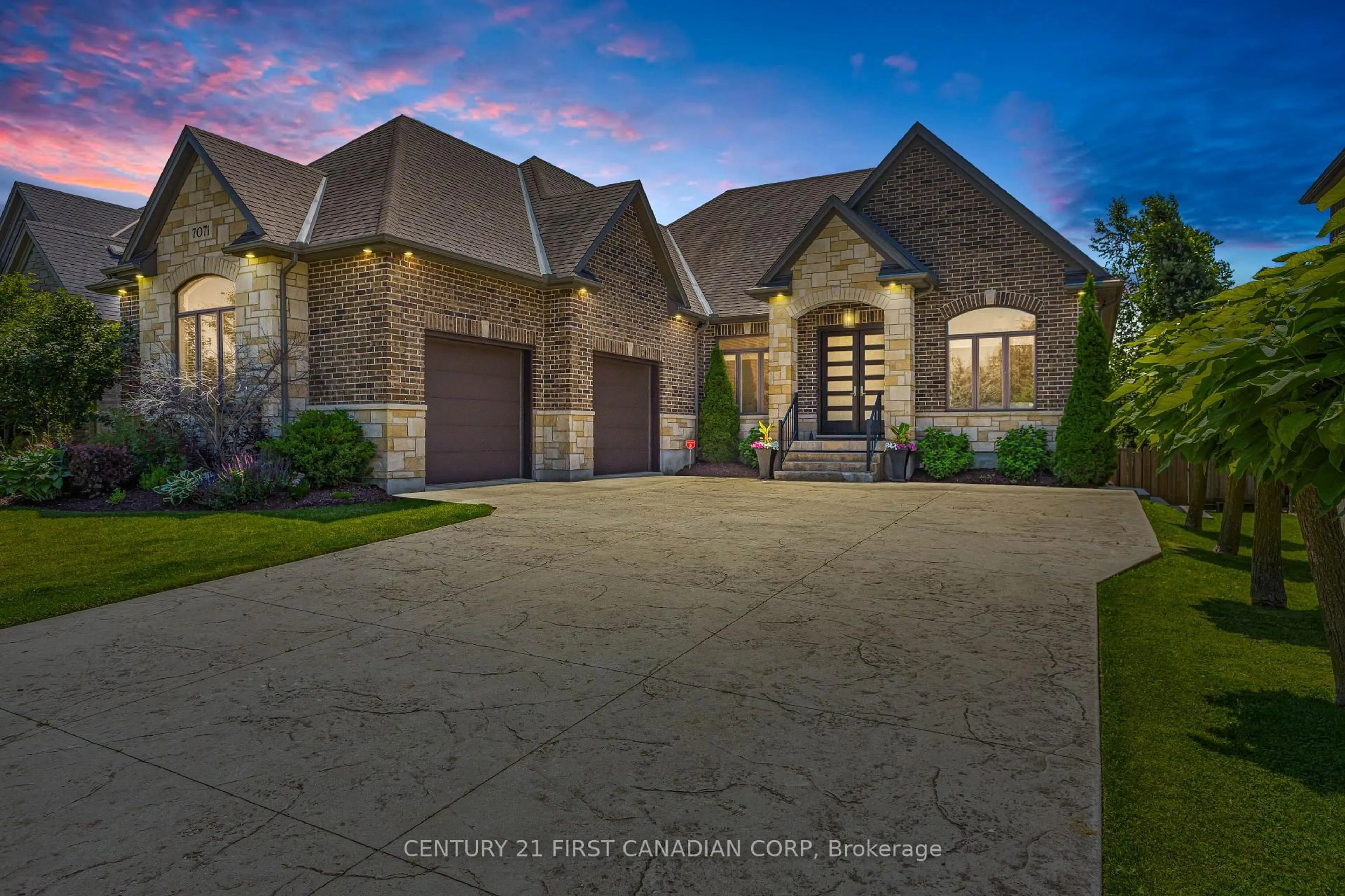 Home with brick exterior material, street for 7071 Clayton Walk, London South Ontario N6P 0A1