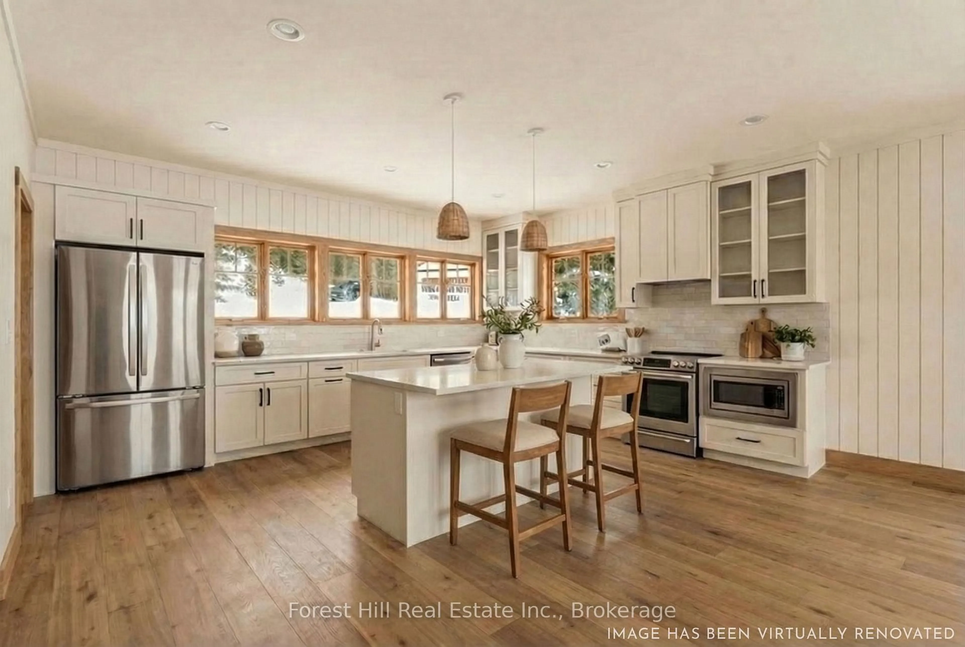 Open concept kitchen, ceramic/tile floor for 1101 Glenmount Rd, Lake of Bays Ontario P0B 1A0