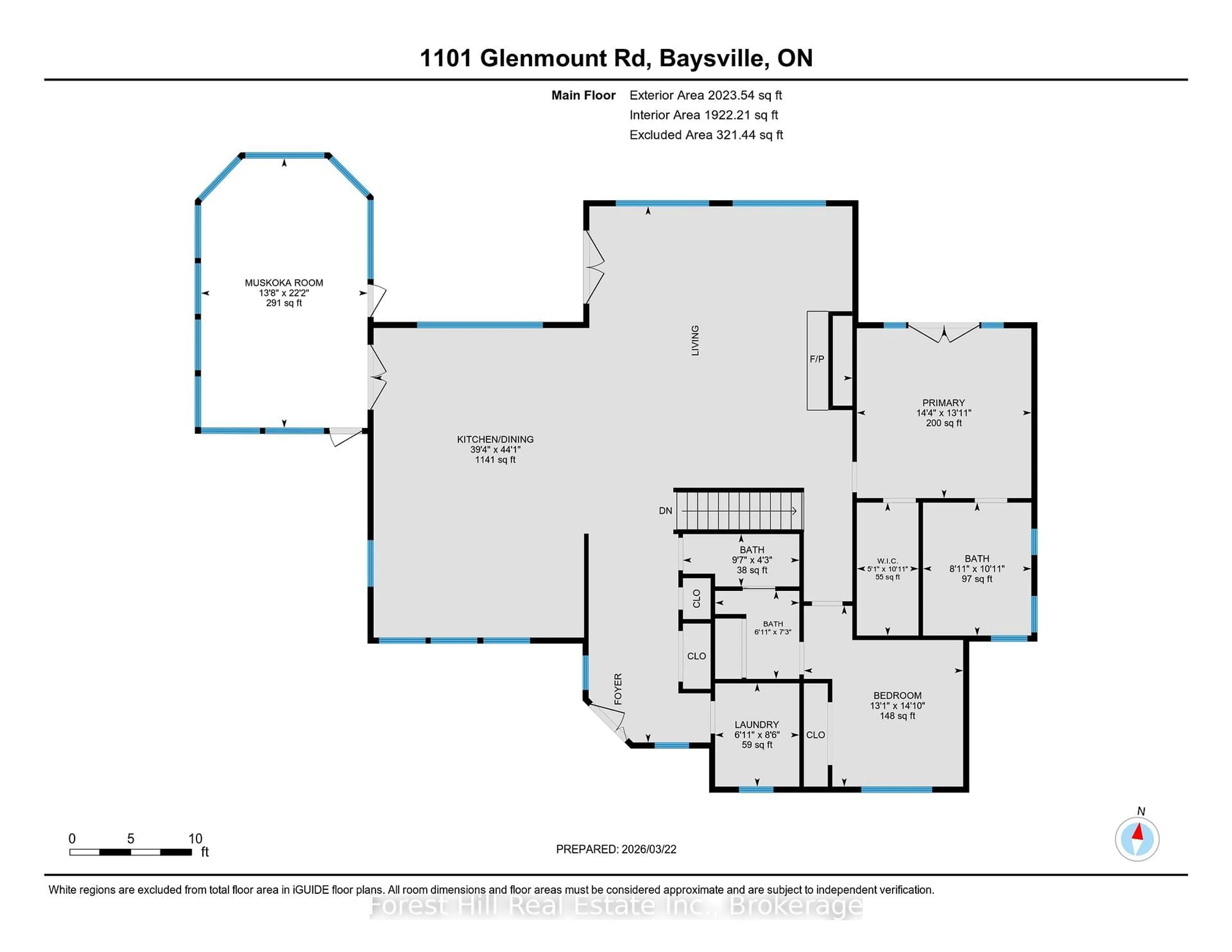 Floor plan for 1101 Glenmount Rd, Lake of Bays Ontario P0B 1A0