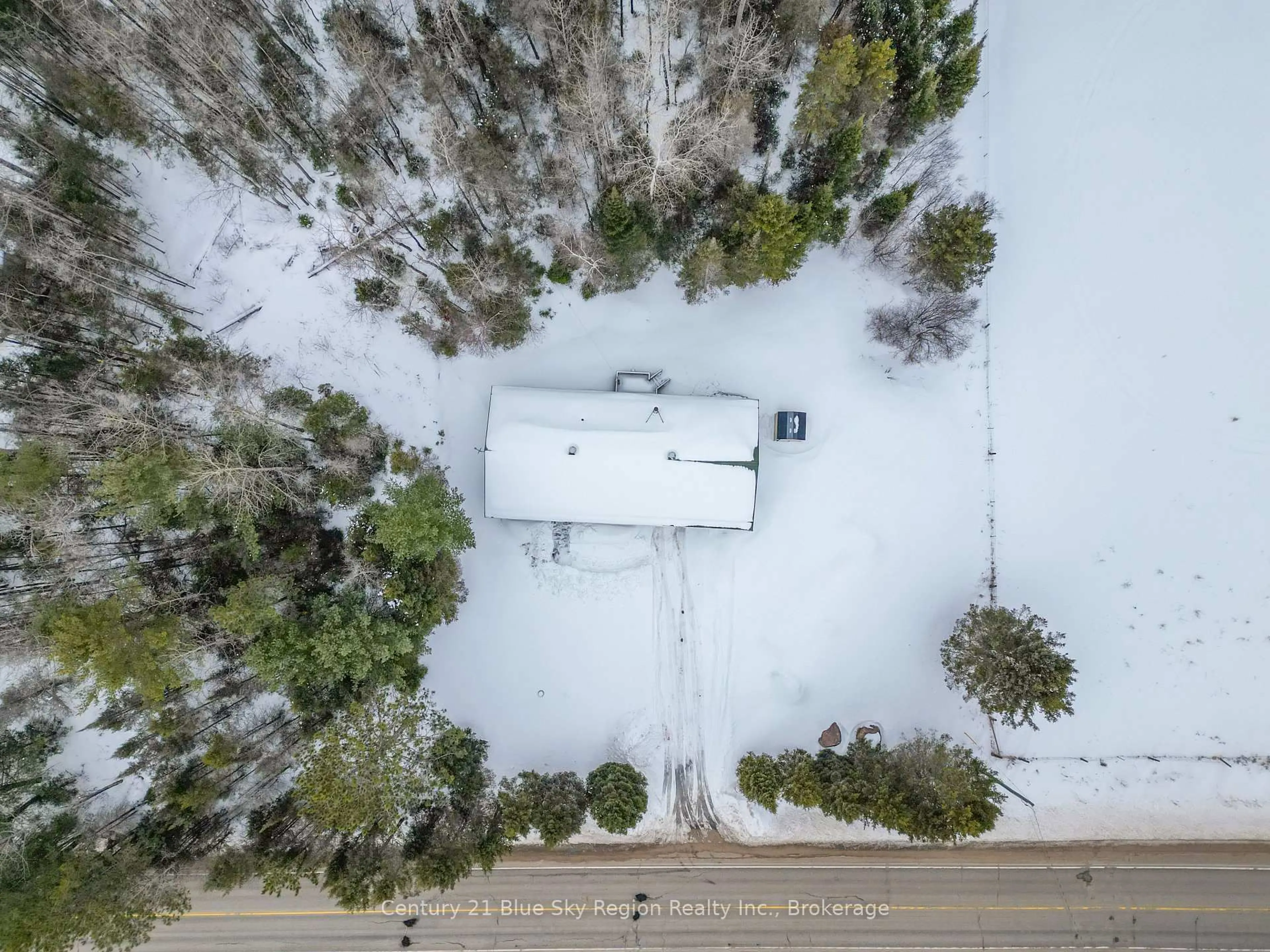 A pic from outside/outdoor area/front of a property/back of a property/a pic from drone, street for 1747 Corbeil Rd, East Ferris Ontario P0H 1K0