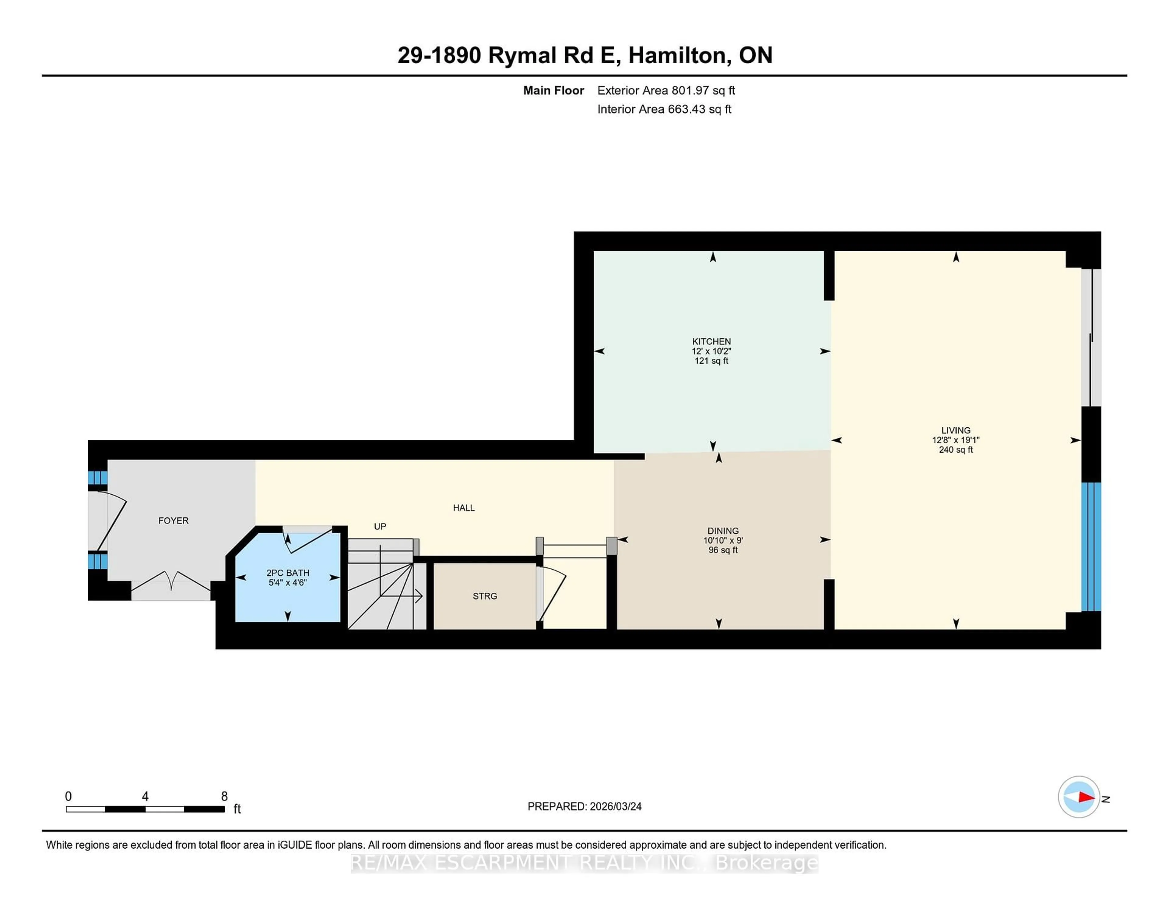 Floor plan for 1890 Rymal Rd #29, Hamilton Ontario L0R 1P0