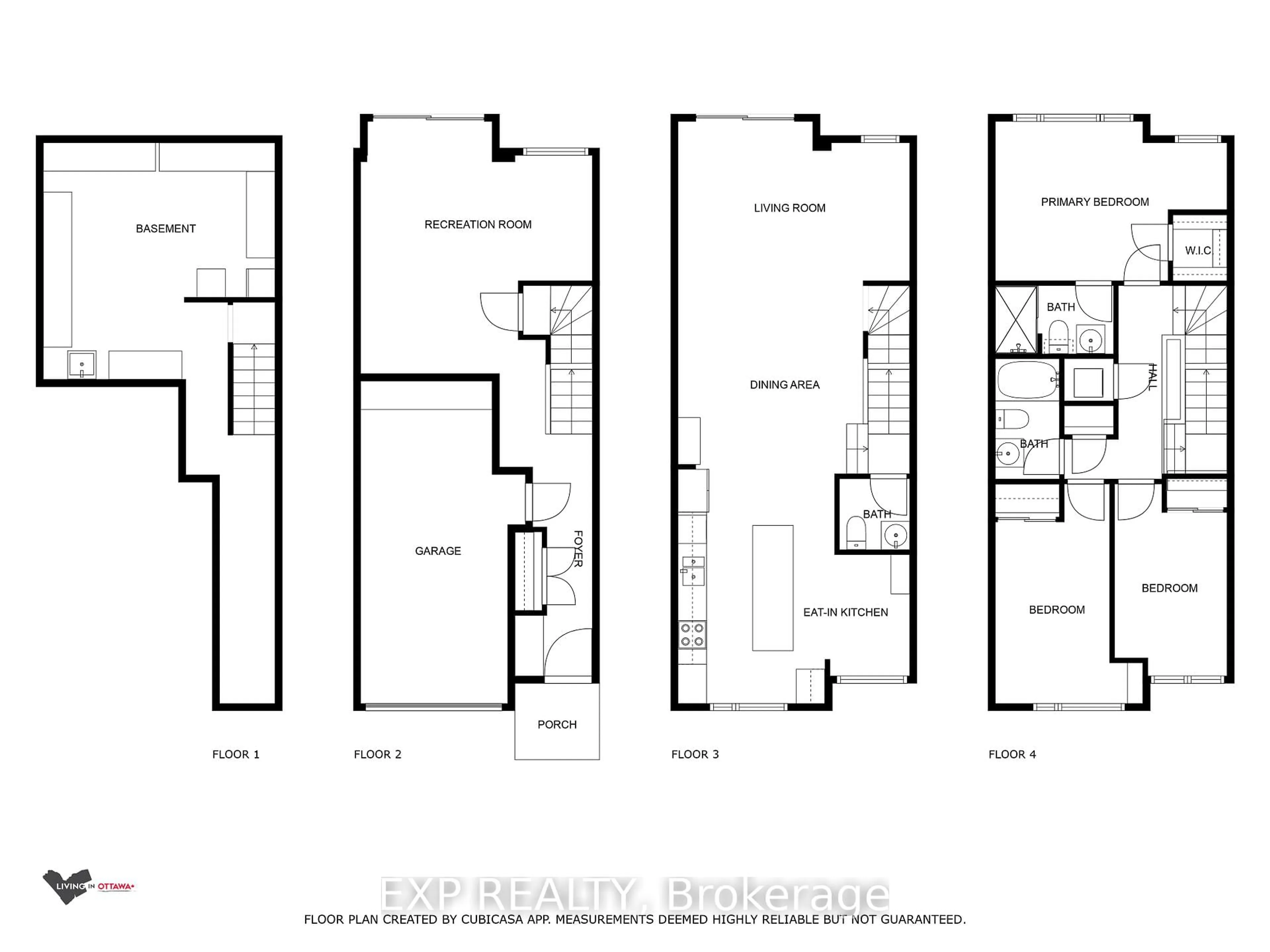 Floor plan for 311 Twinflower Way, Ottawa Ontario K2J 5B2