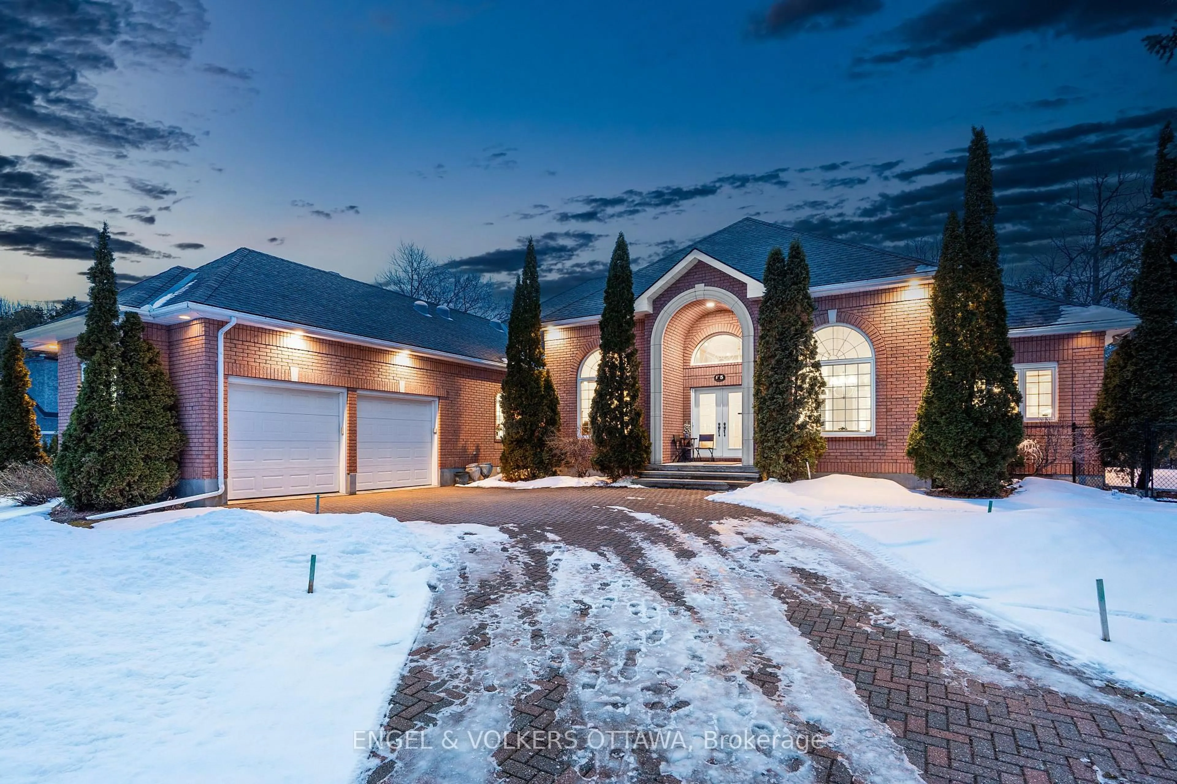 Home with brick exterior material, street for 5 Countryside Green, Ottawa Ontario K2R 1B5