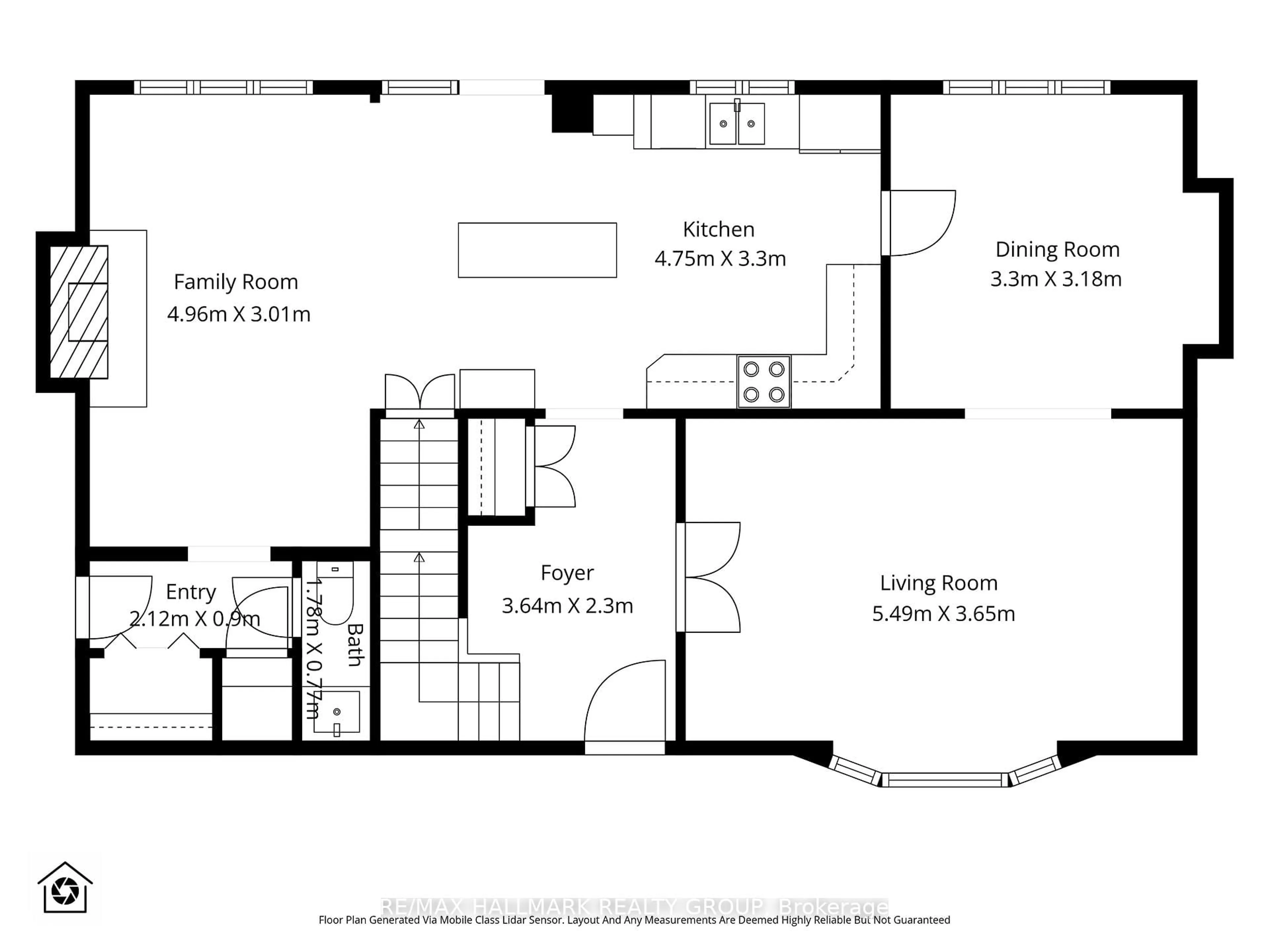 Floor plan for 547 Denbury Ave, Ottawa Ontario K2A 2N8