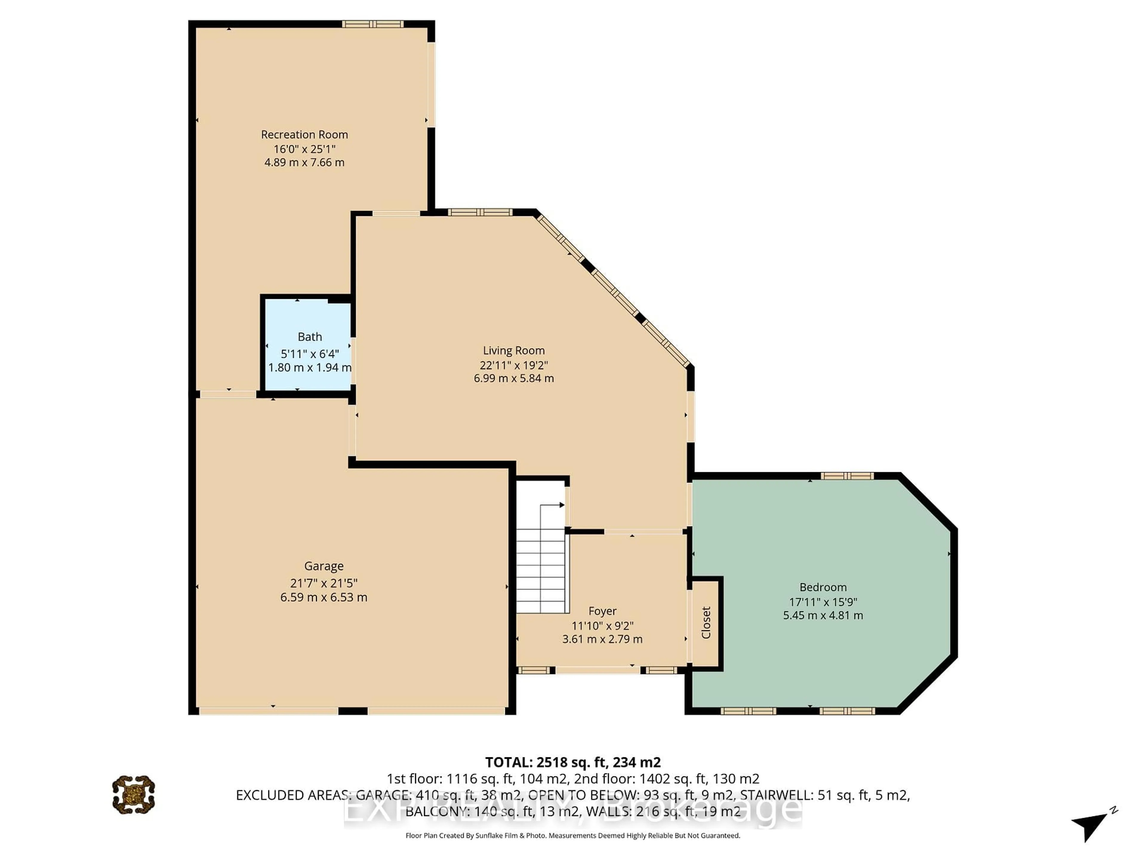 Floor plan for 806 Laval St, Casselman Ontario K0A 1M0