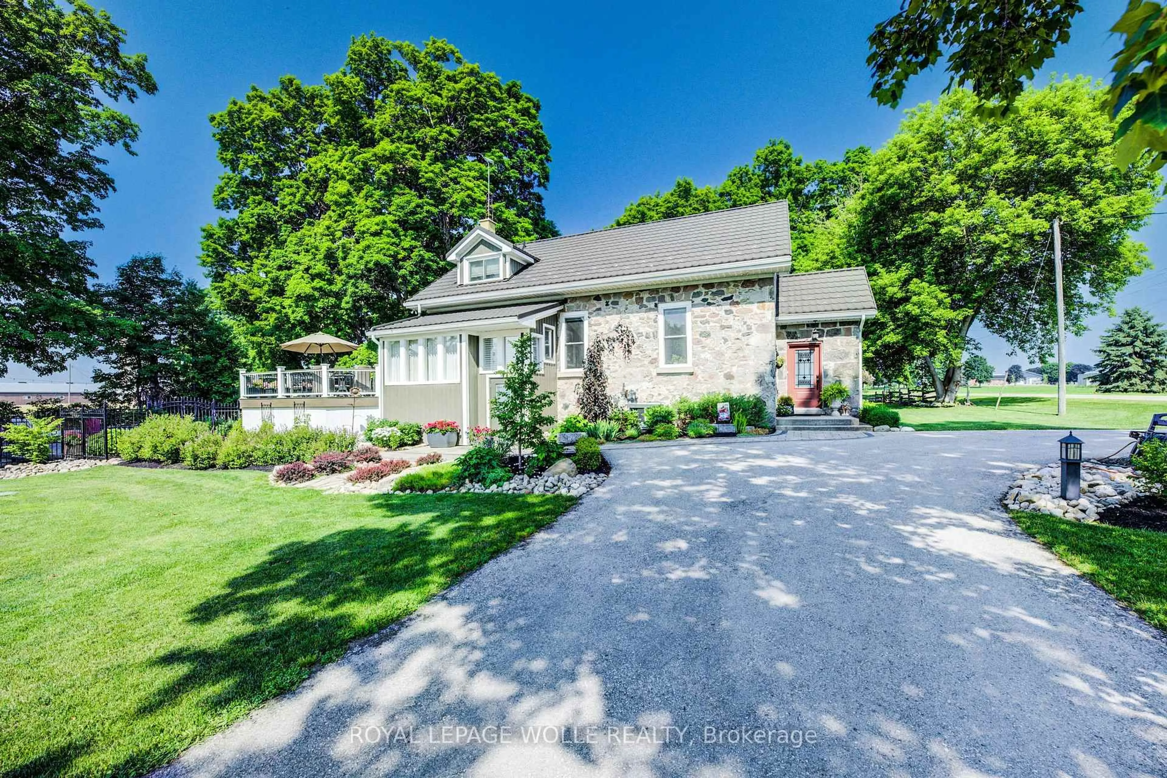 A pic from outside/outdoor area/front of a property/back of a property/a pic from drone, street for 6265 Line 89, North Perth Ontario N0G 1Y0