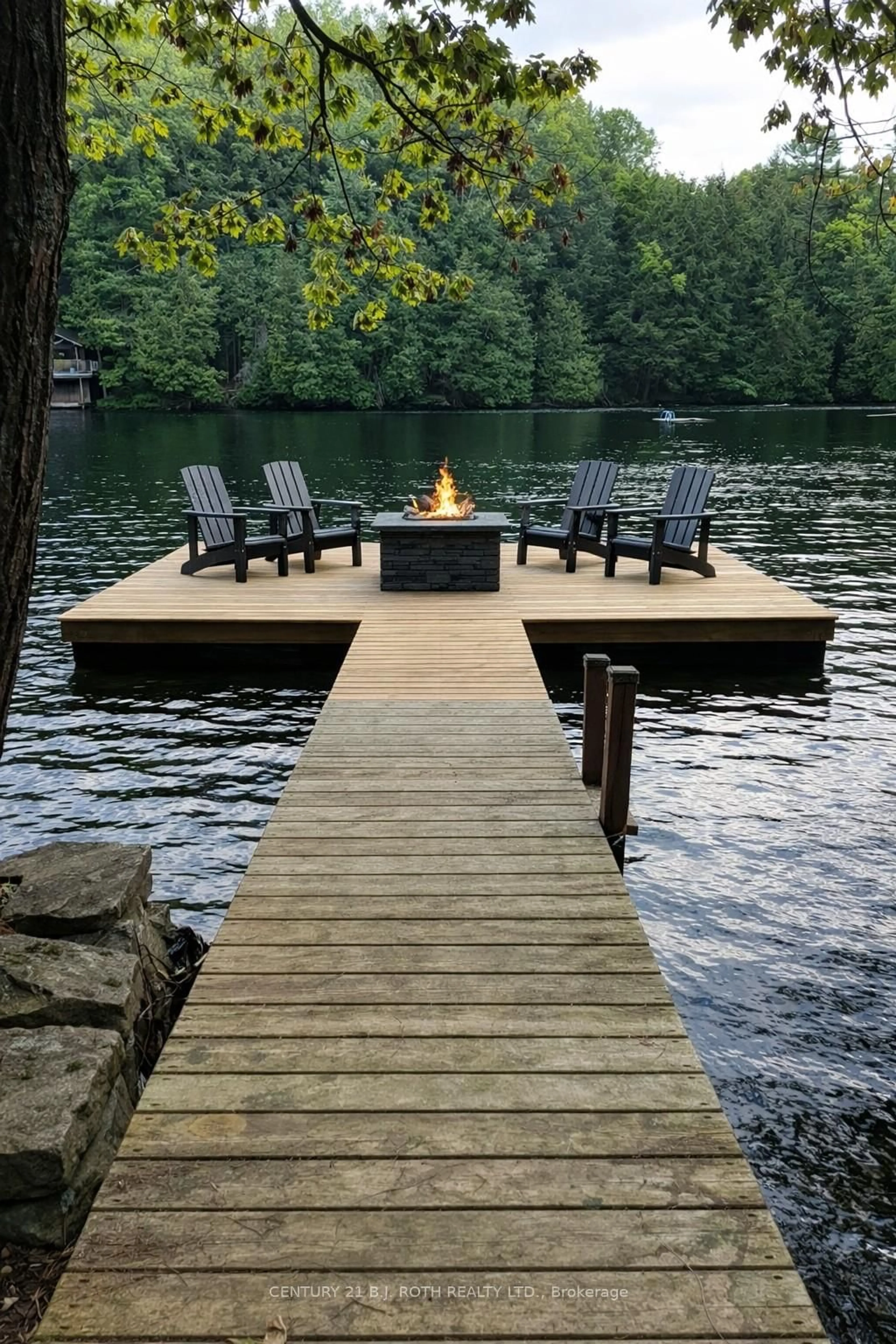 Patio, water/lake/river/ocean view for 1042 Inukshuk Tr, Minden Hills Ontario K0M 2K0