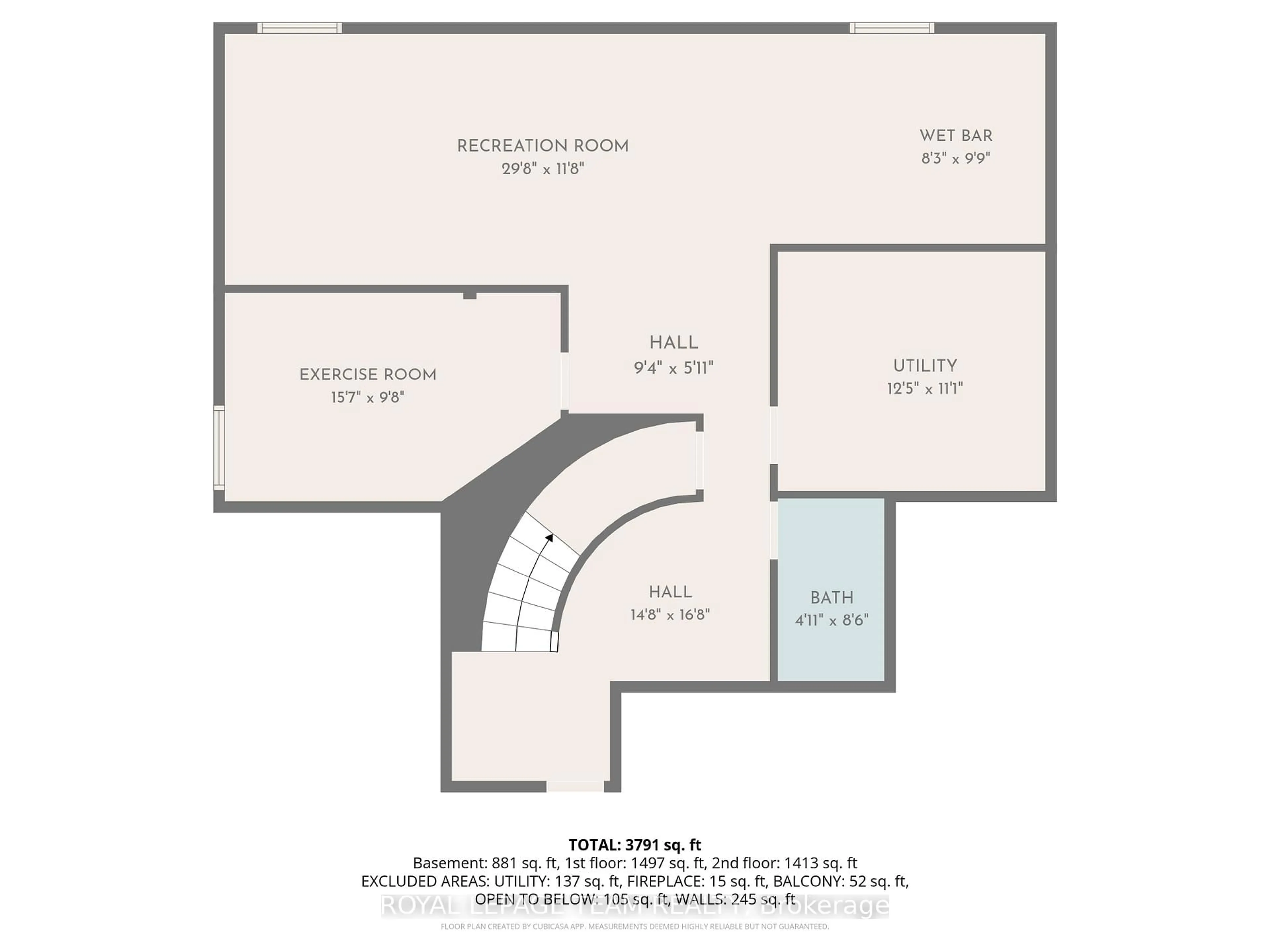 Floor plan for 12 Kinetic Way, Ottawa Ontario K2J 0C9