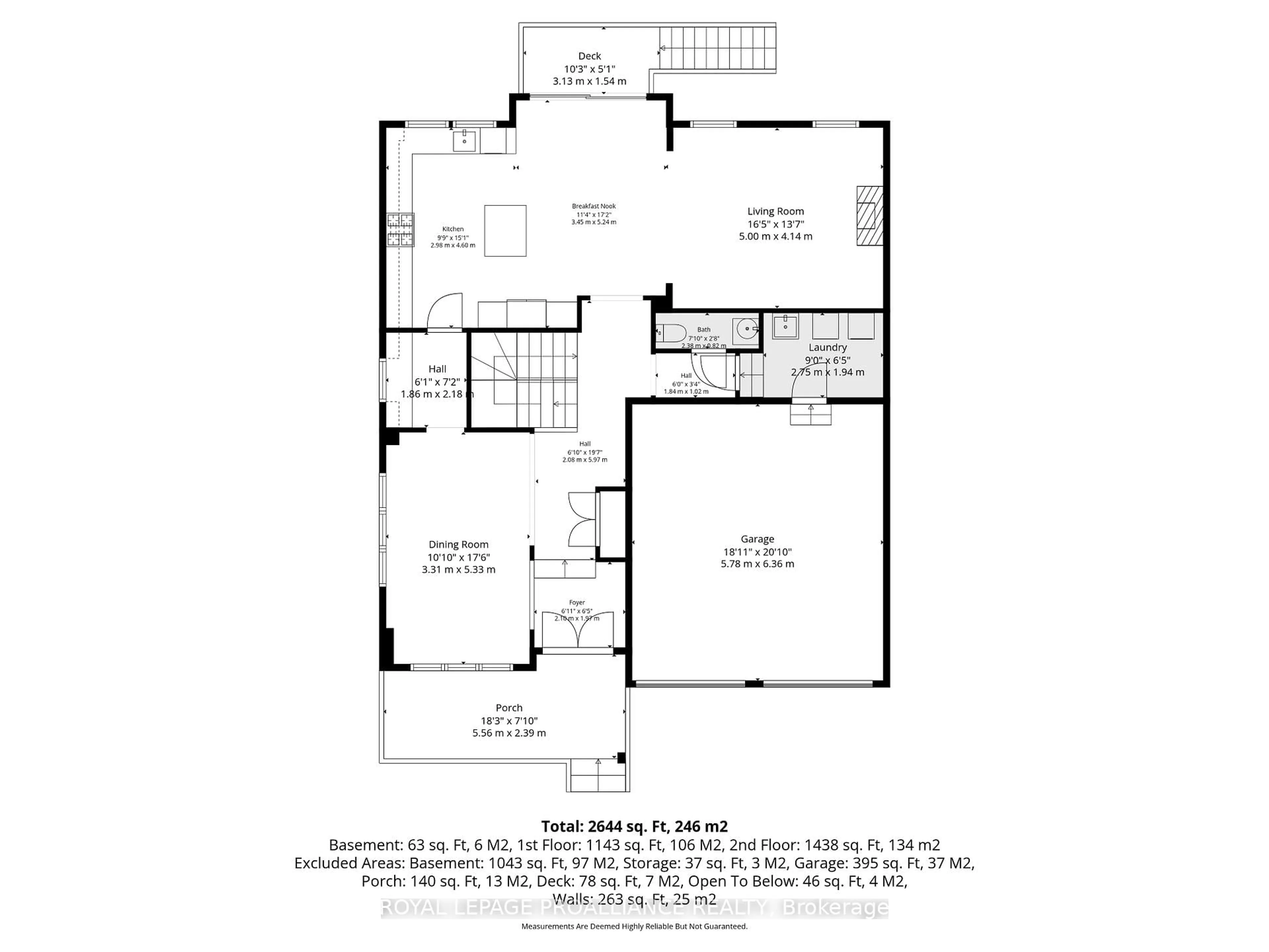 Floor plan for 998 Trailsview Ave, Cobourg Ontario K9A 4K3