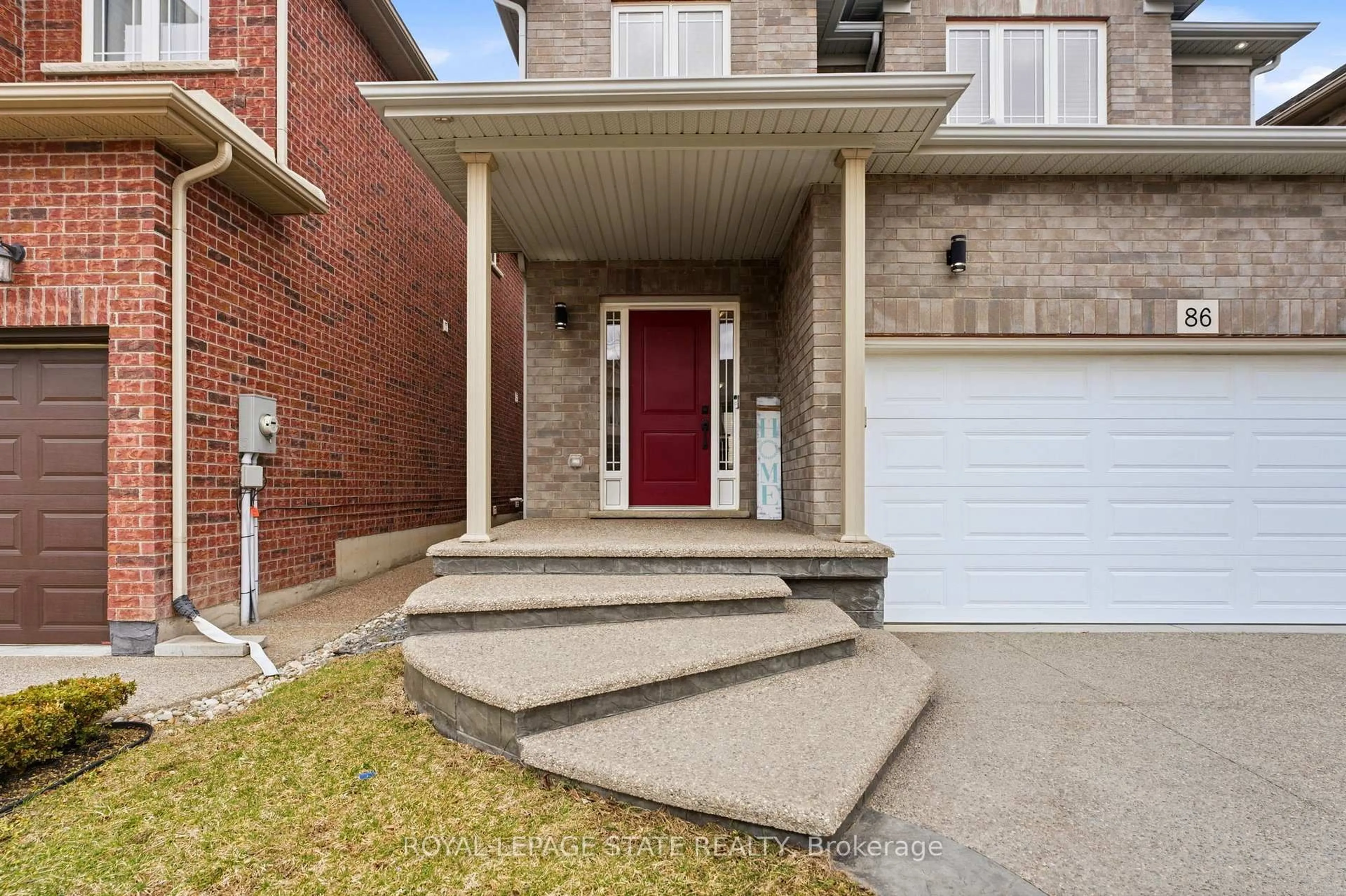 Home with brick exterior material, street for 86 Fairgrounds Dr, Hamilton Ontario L0R 1C0