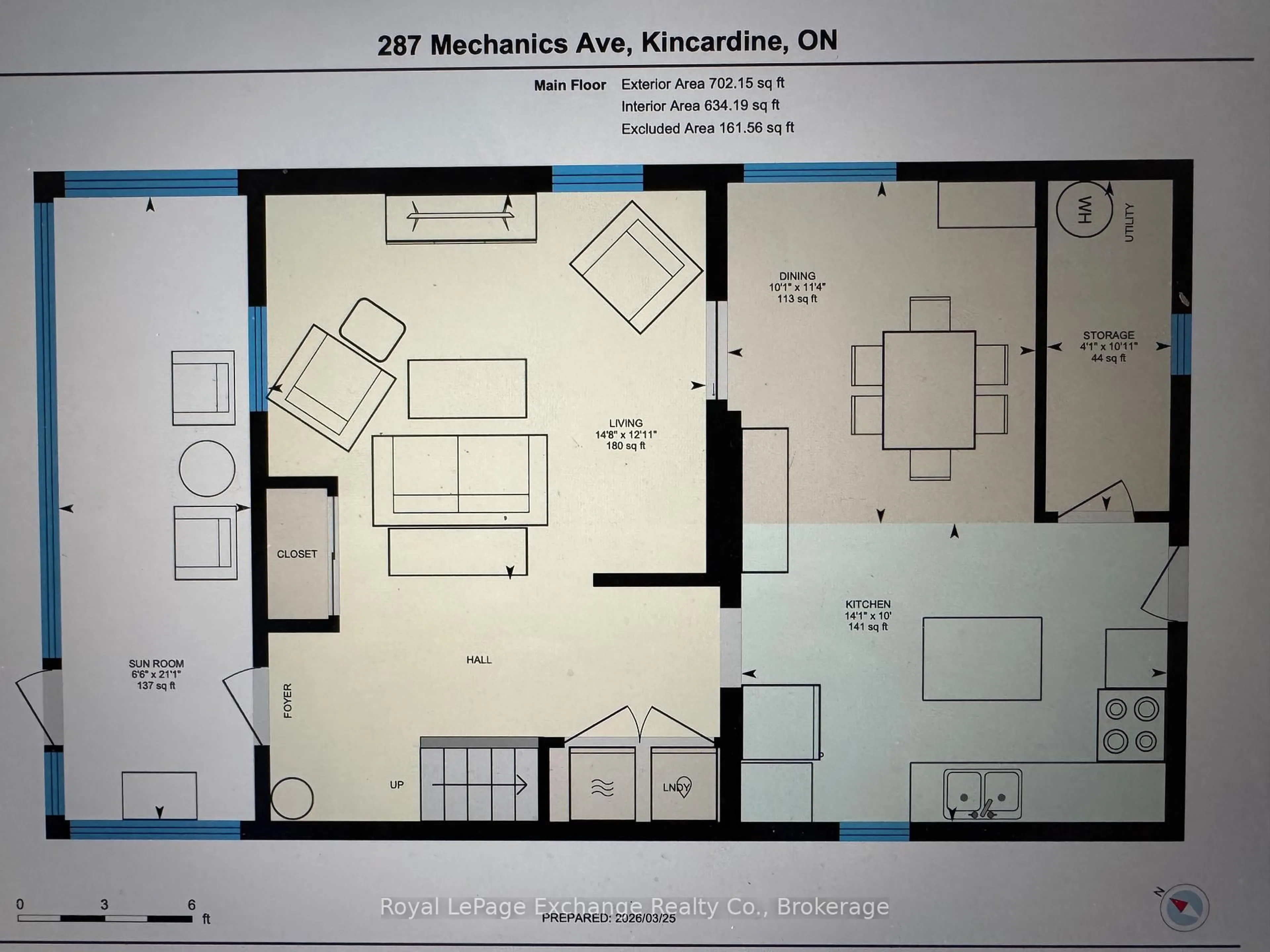 Floor plan for 287 Mechanics Ave, Kincardine Ontario N2Z 1E2