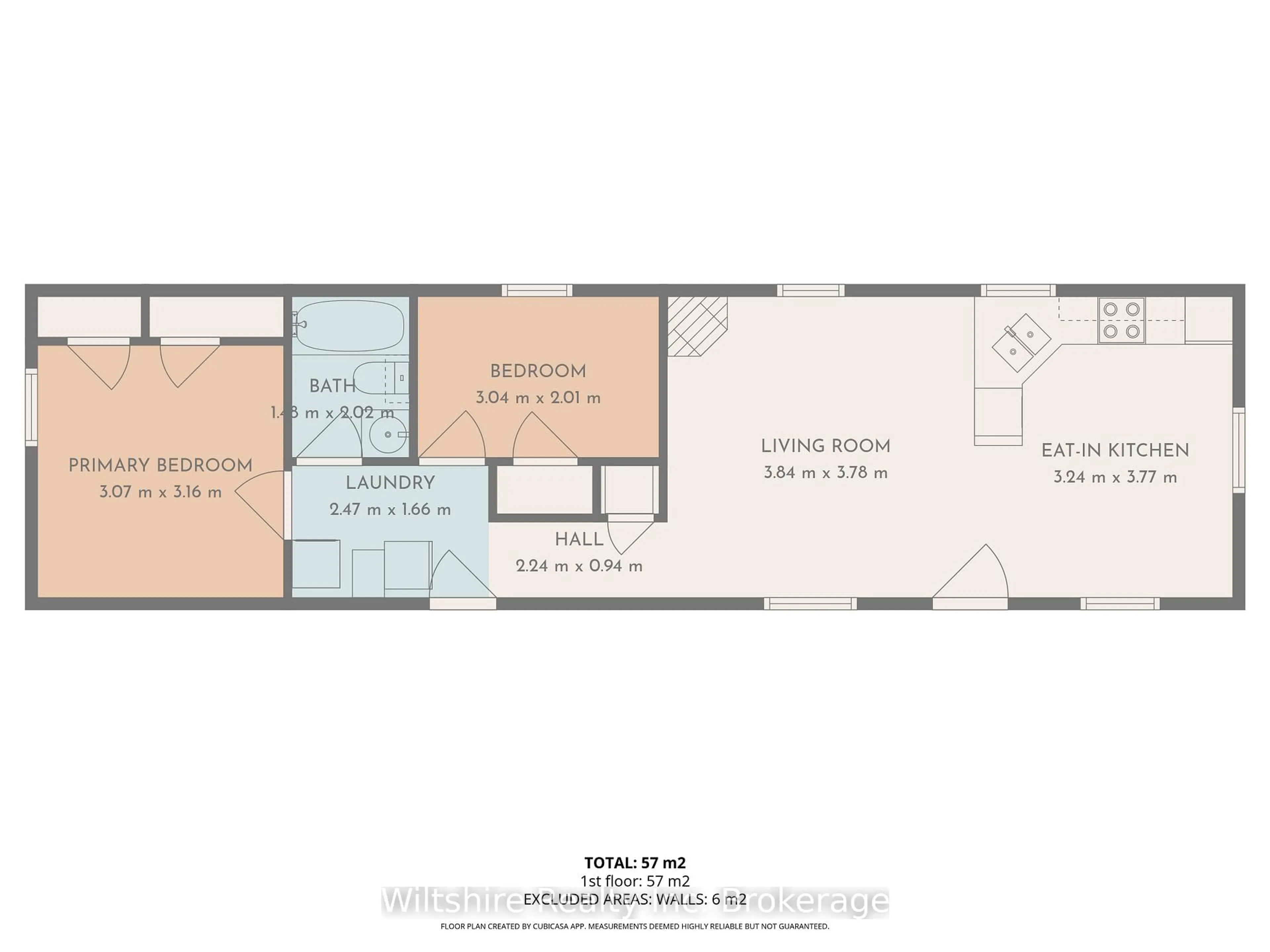 Floor plan for 23 North St #5W, Tillsonburg Ontario N4G 1B9