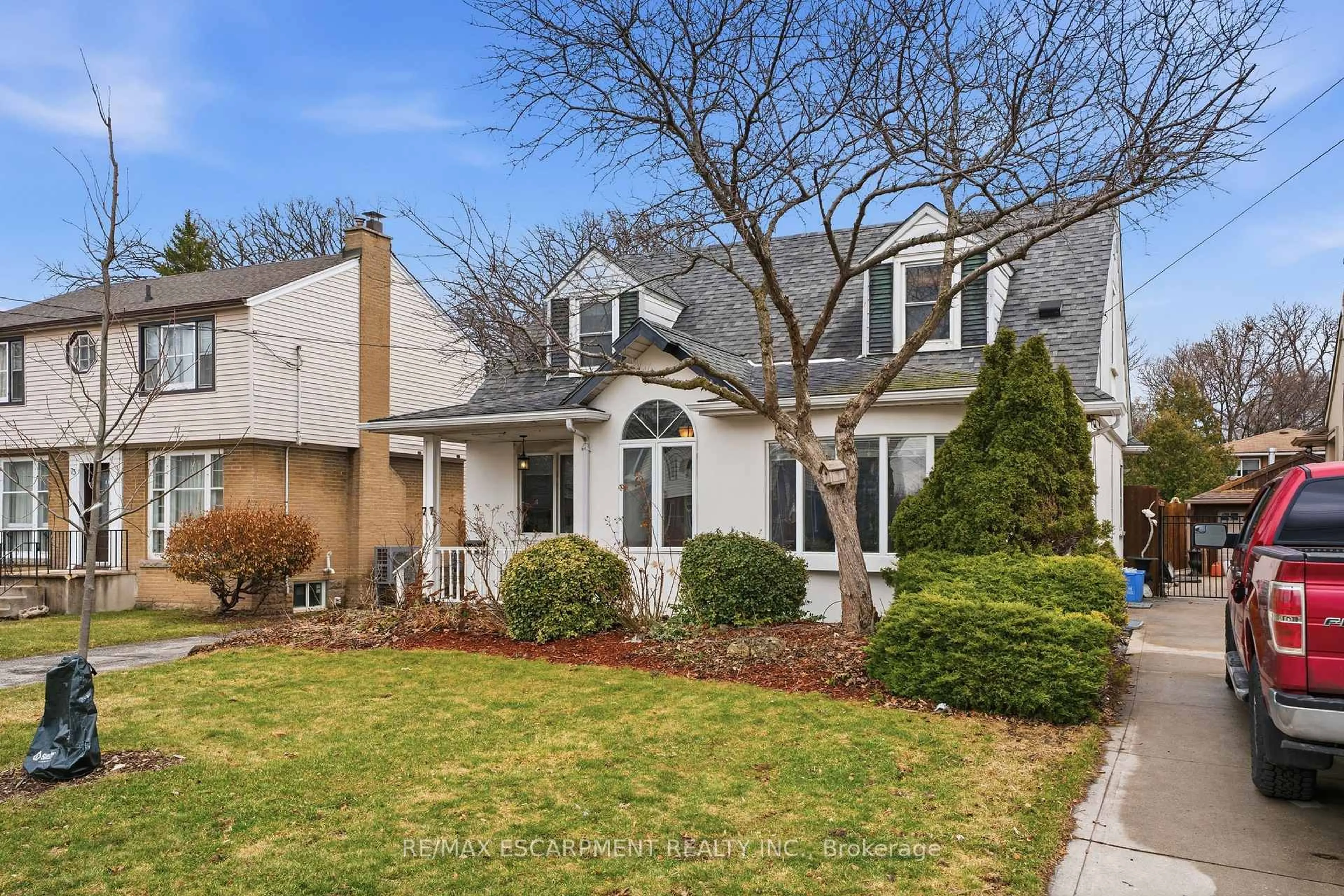 Home with brick exterior material, street for 77 Arcade Cres, Hamilton Ontario L9C 3J1