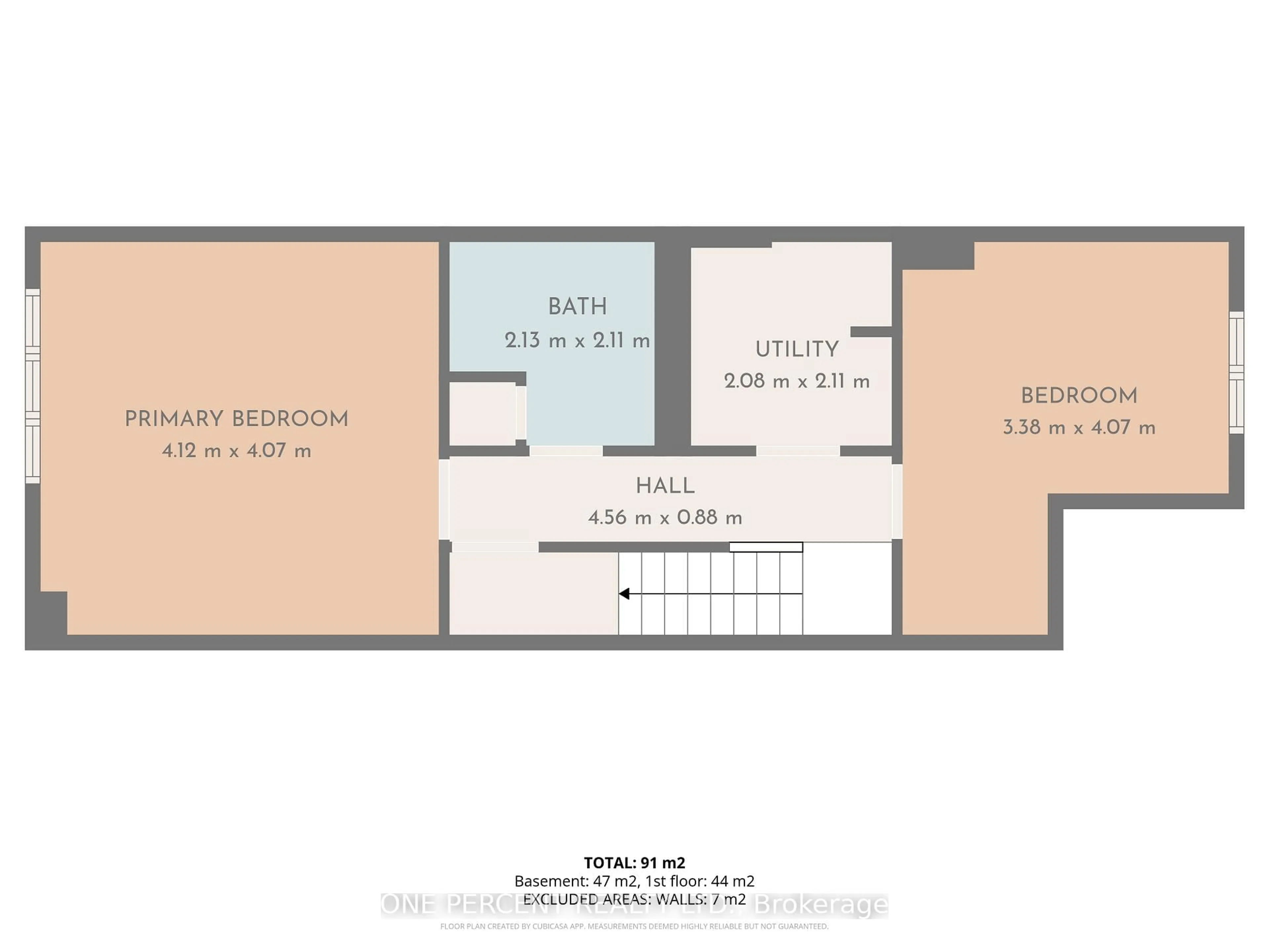 Floor plan for 6643 Bilberry Dr #A, Ottawa Ontario K1C 4N5