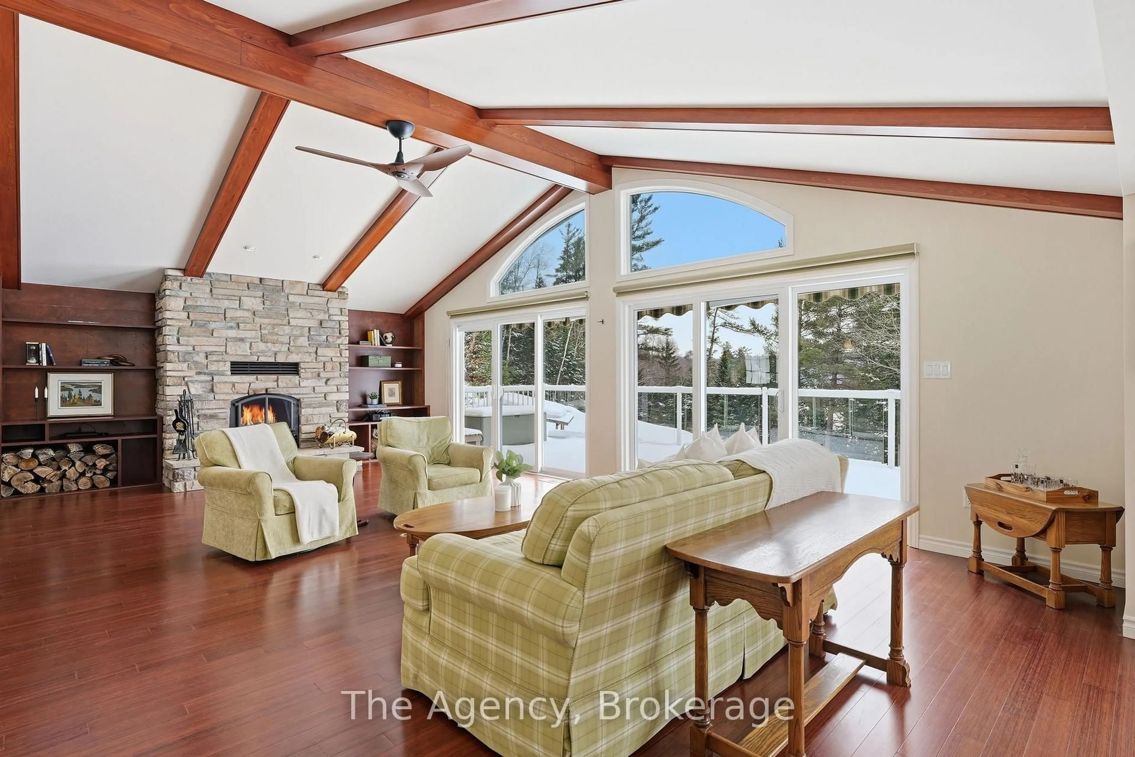 Living room with furniture, unknown for 1132 Trapline Tr, Dysart et al Ontario K0M 1S0