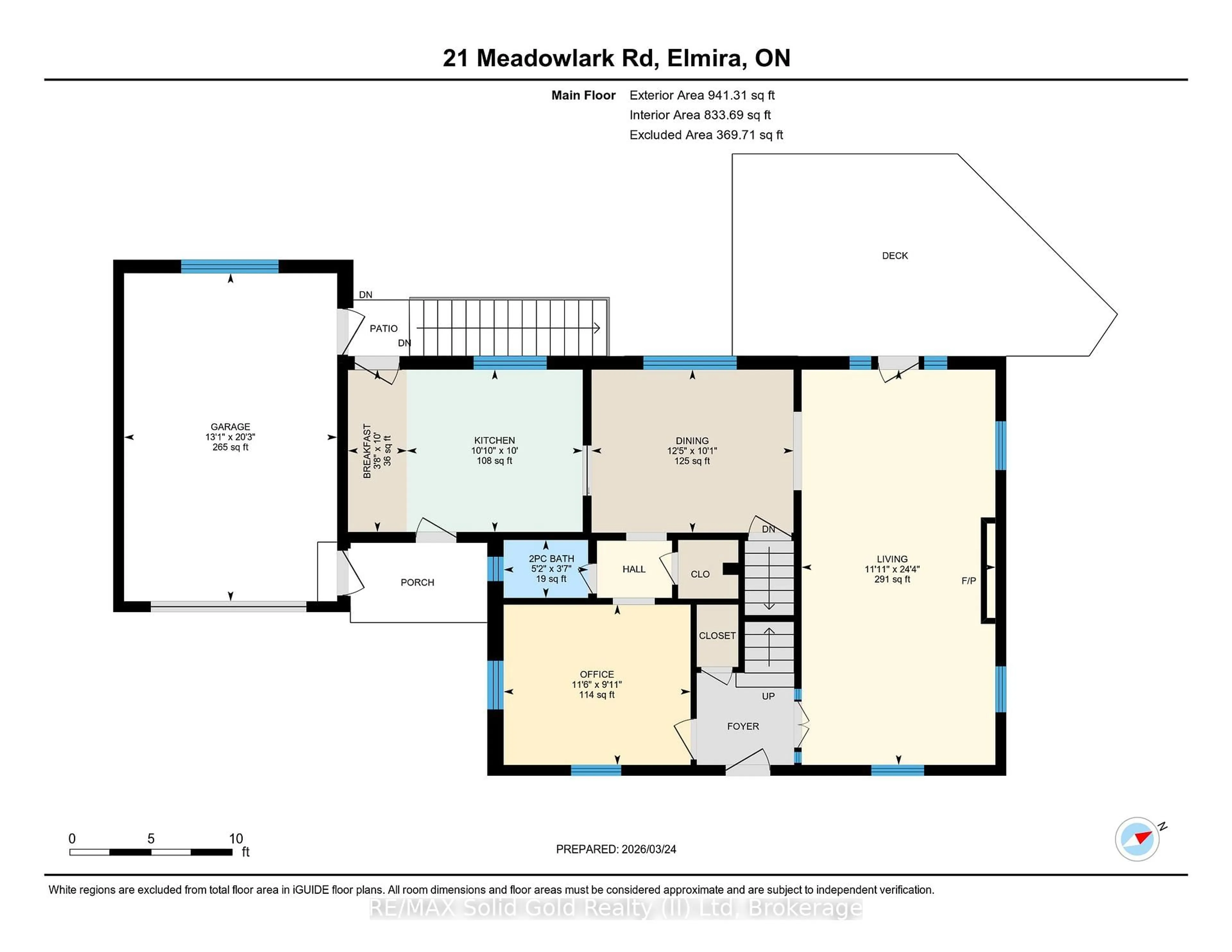 Floor plan for 21 Meadowlark Rd, Woolwich Ontario N3B 1T7