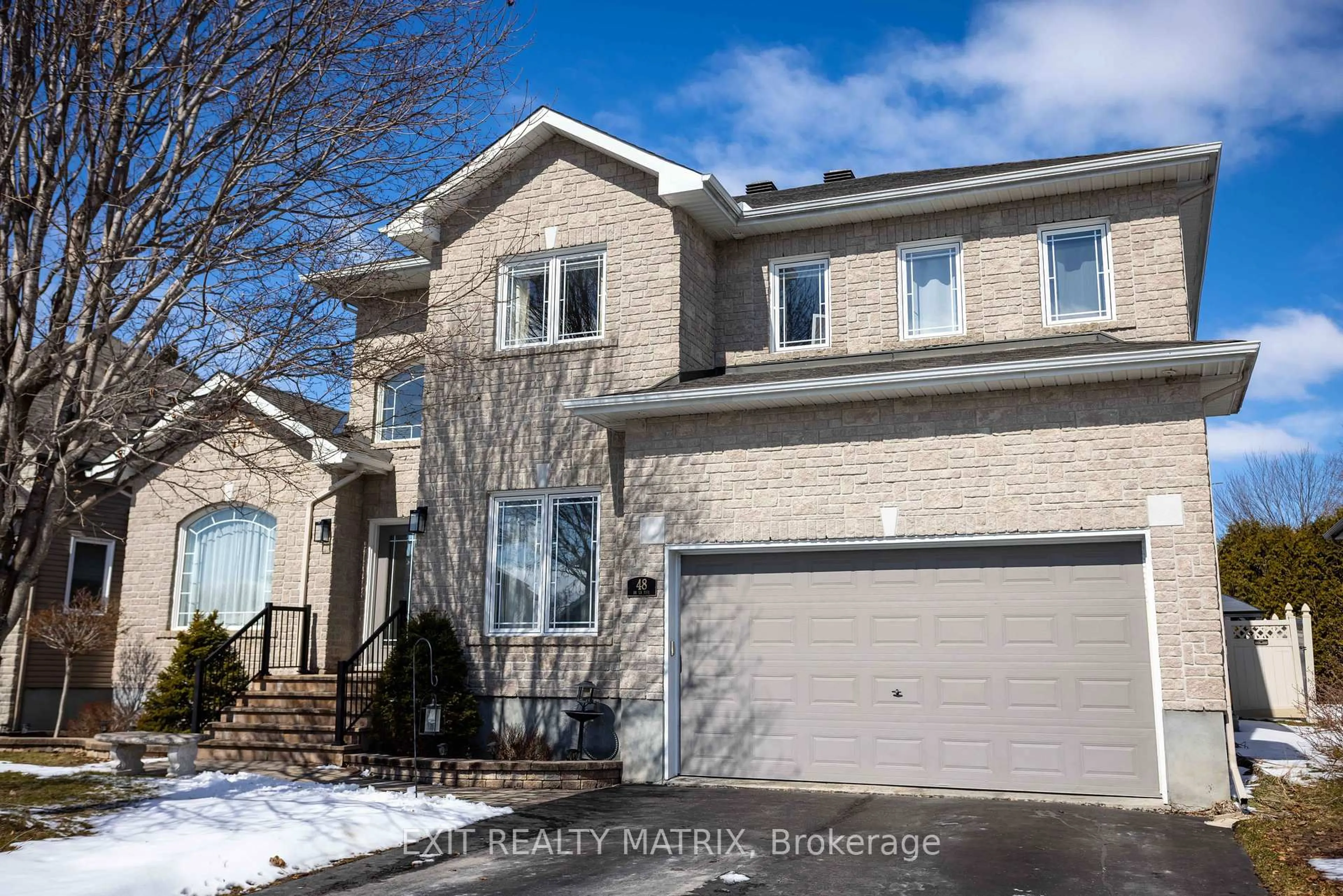 Home with brick exterior material, street for 48 De La Rive Dr, Russell Ontario K0A 1W0