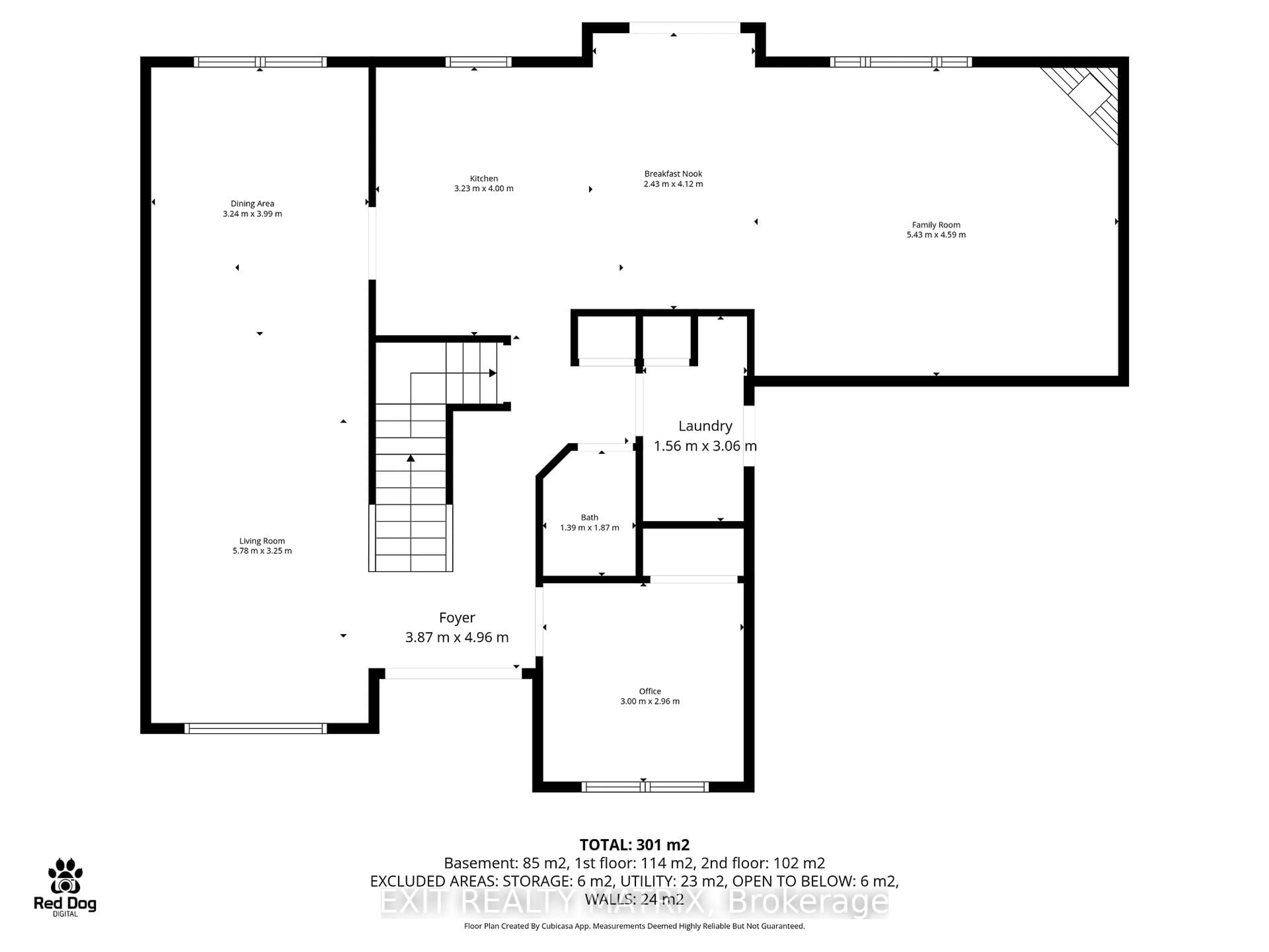 Floor plan for 48 De La Rive Dr, Russell Ontario K0A 1W0