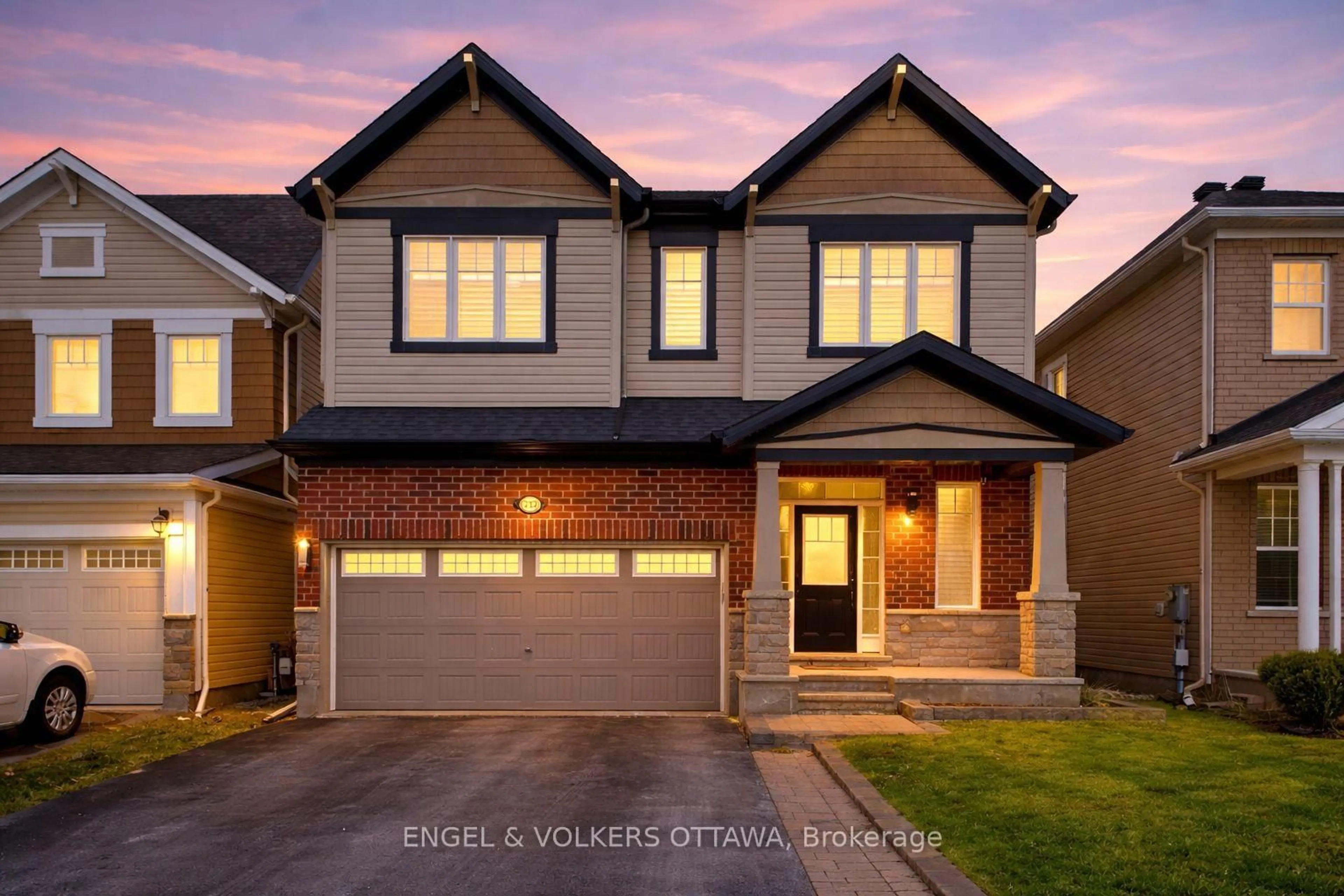 Home with brick exterior material, street for 252 Rue Des Soldats Riendeau St, Ottawa Ontario K2J 5Z4