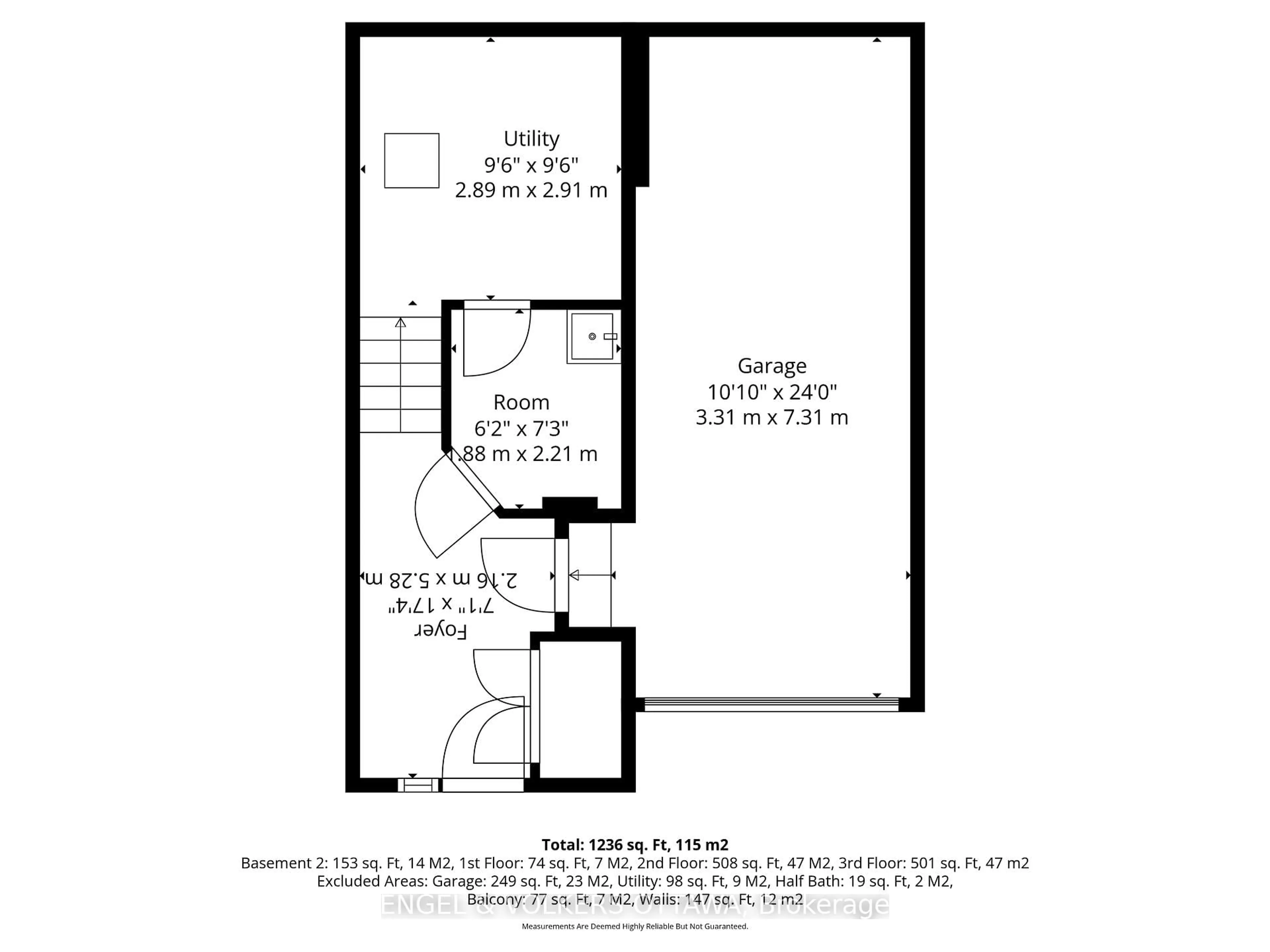 Floor plan for 219 Liebe Terr, Ottawa Ontario K2J 6R9